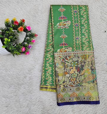 (5–10 Year) Lehenga – Unstitched (Blouse + Material)