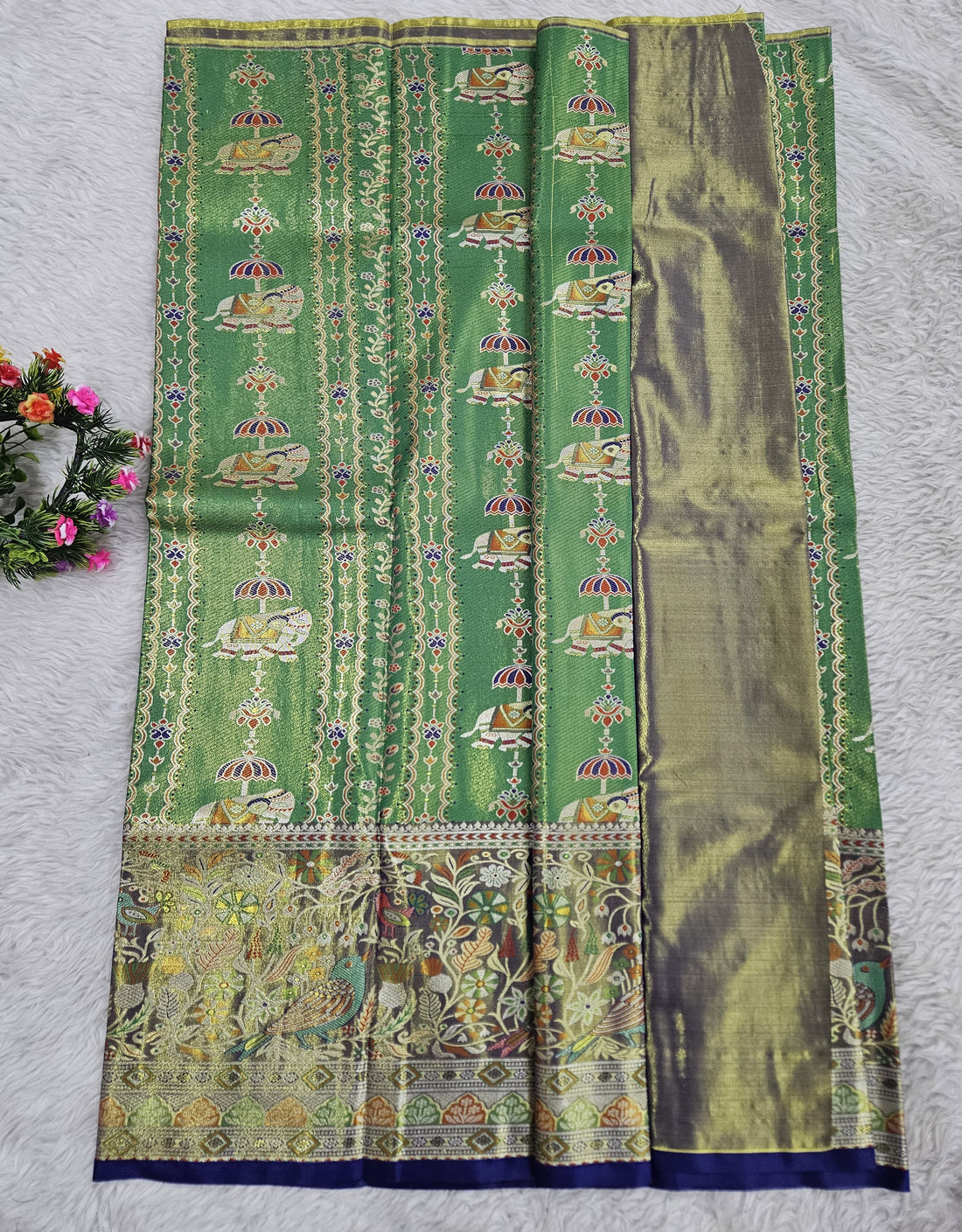 (5–10 Year) Lehenga – Unstitched (Blouse + Material)
