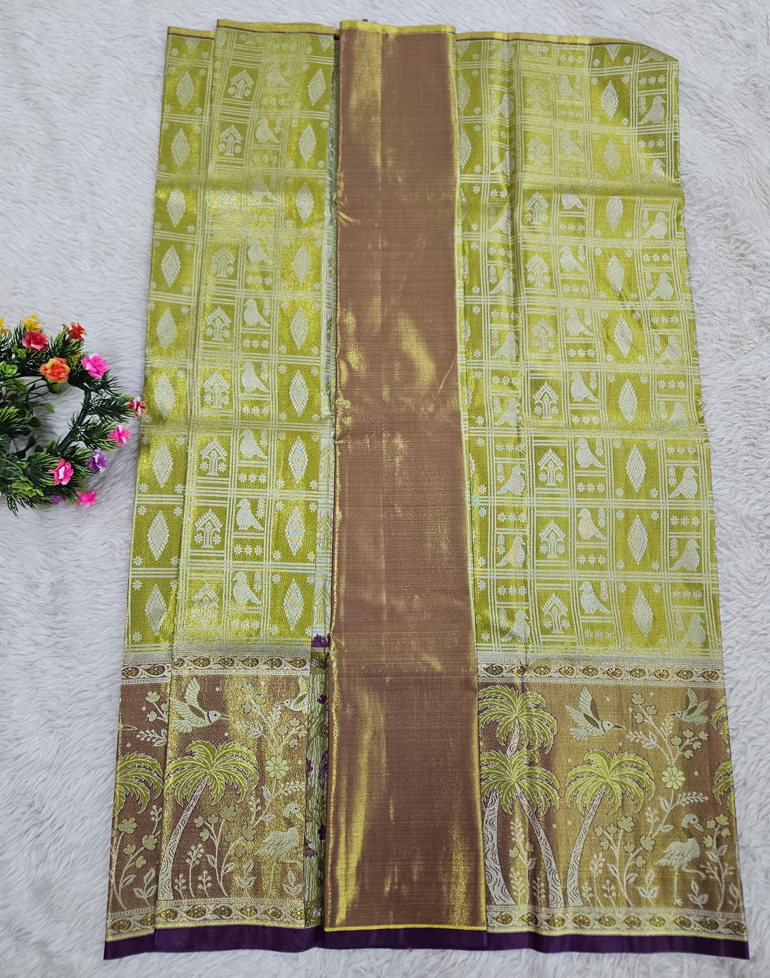 (5–10 Year) Lehenga – Unstitched (Blouse + Material)