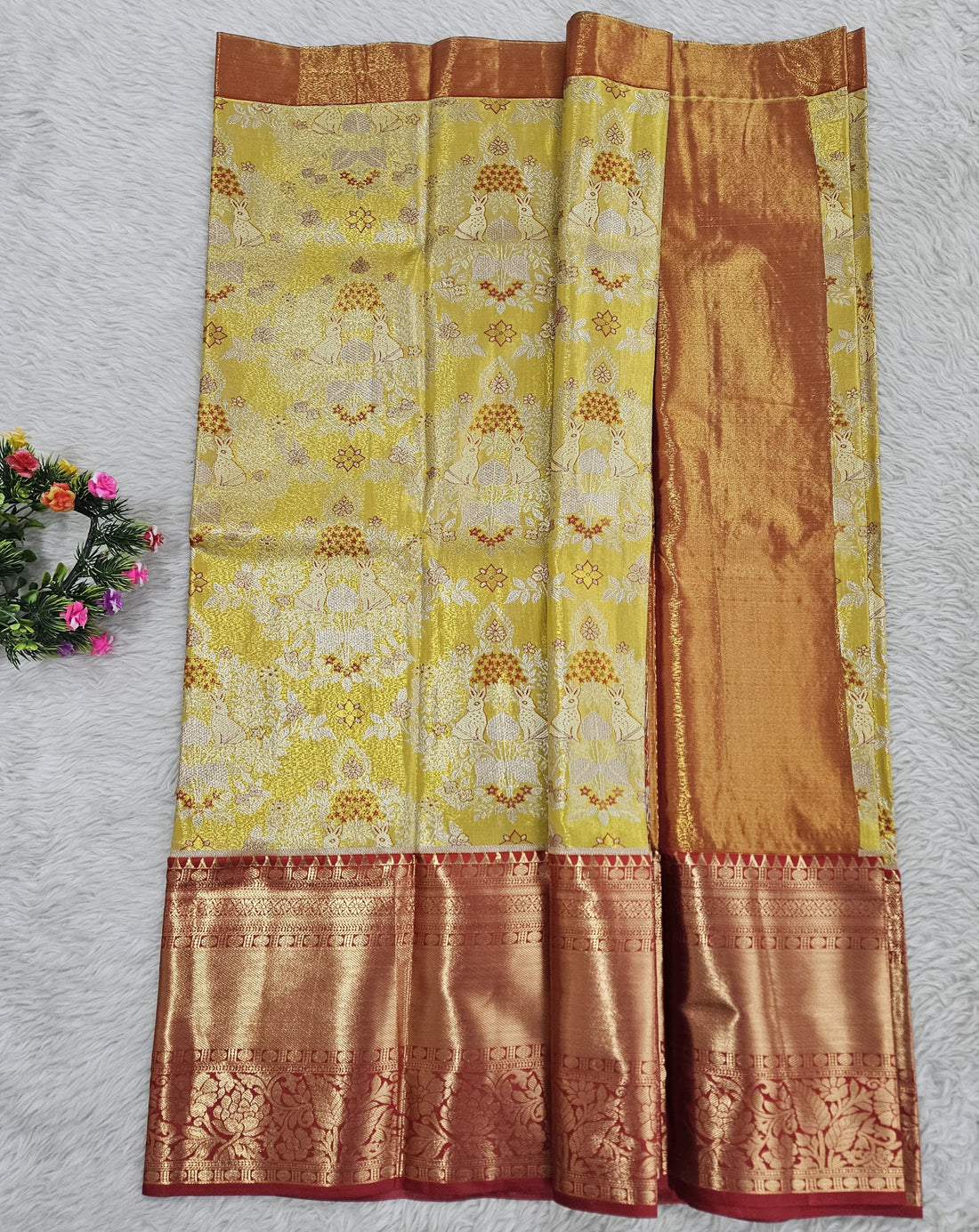 (5–10 Year) Lehenga – Unstitched (Blouse + Material)