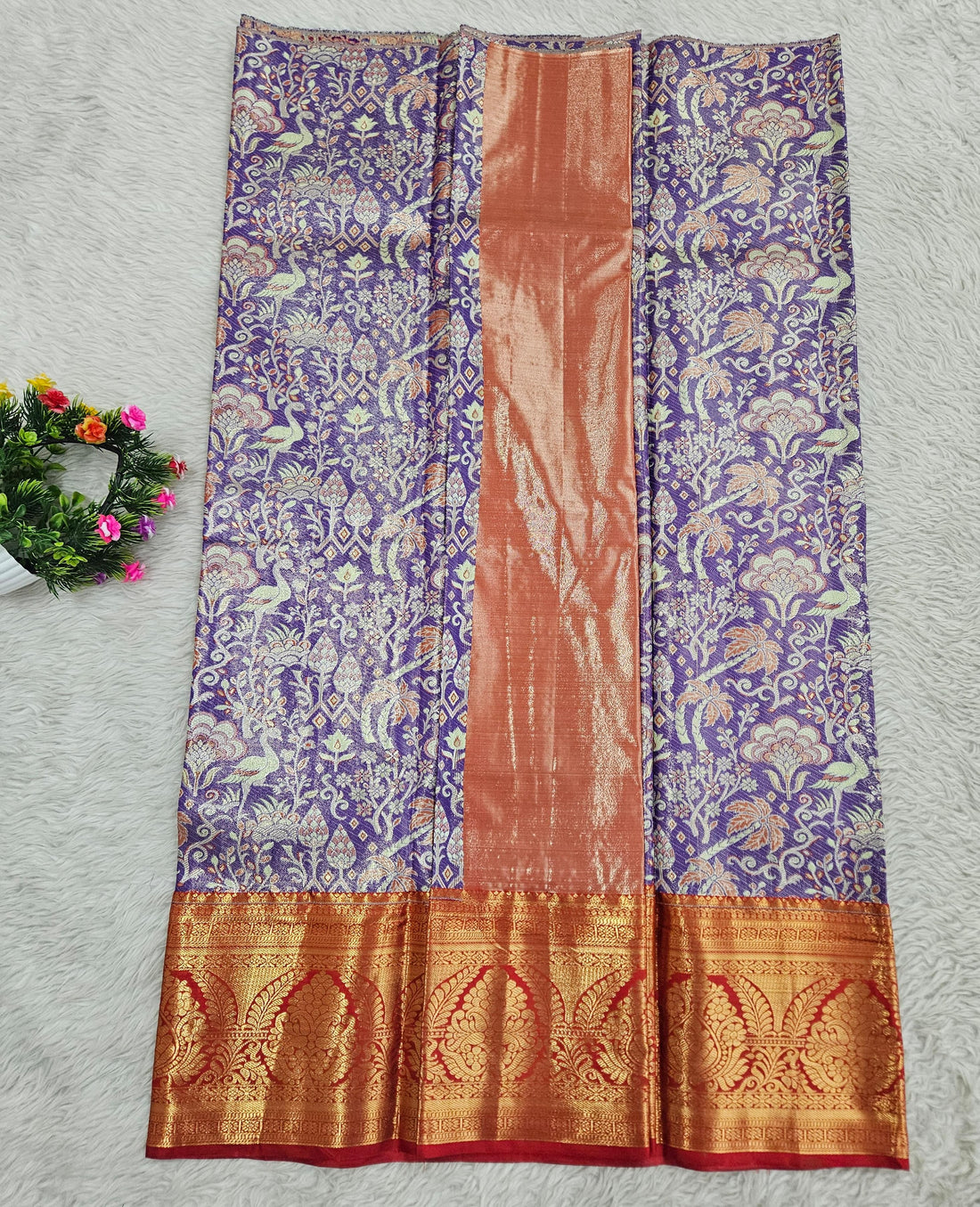 (5–10 Year) Lehenga – Unstitched (Blouse + Material)
