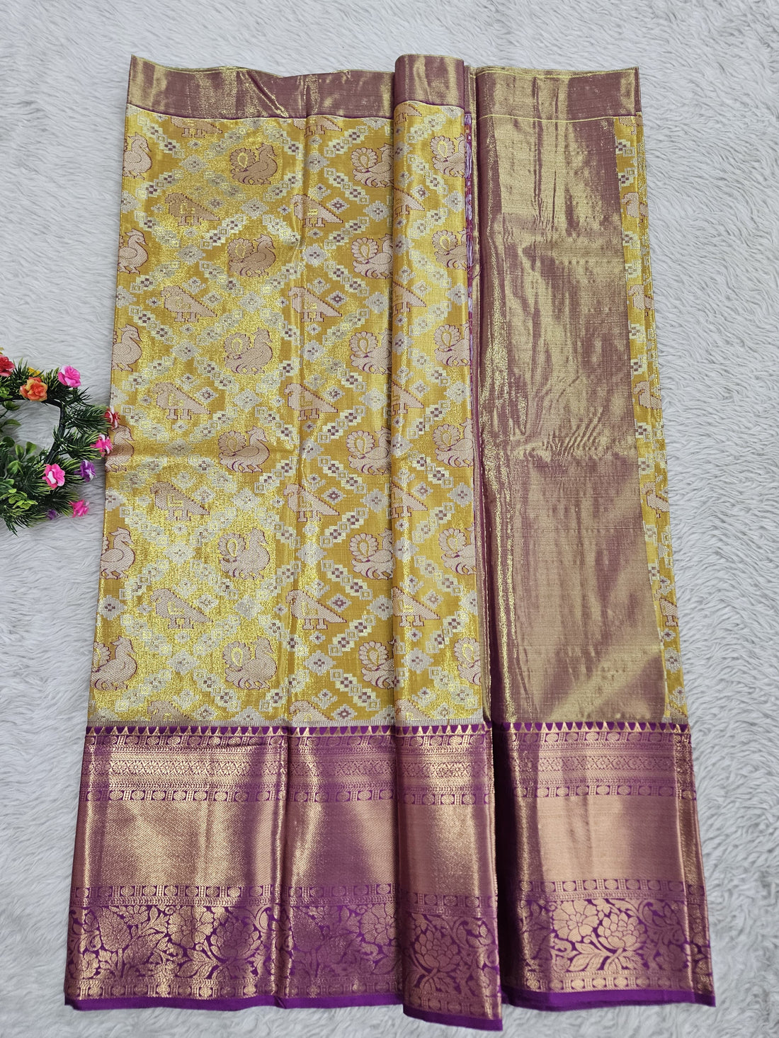 (5–10 Year) Lehenga – Unstitched (Blouse + Material)