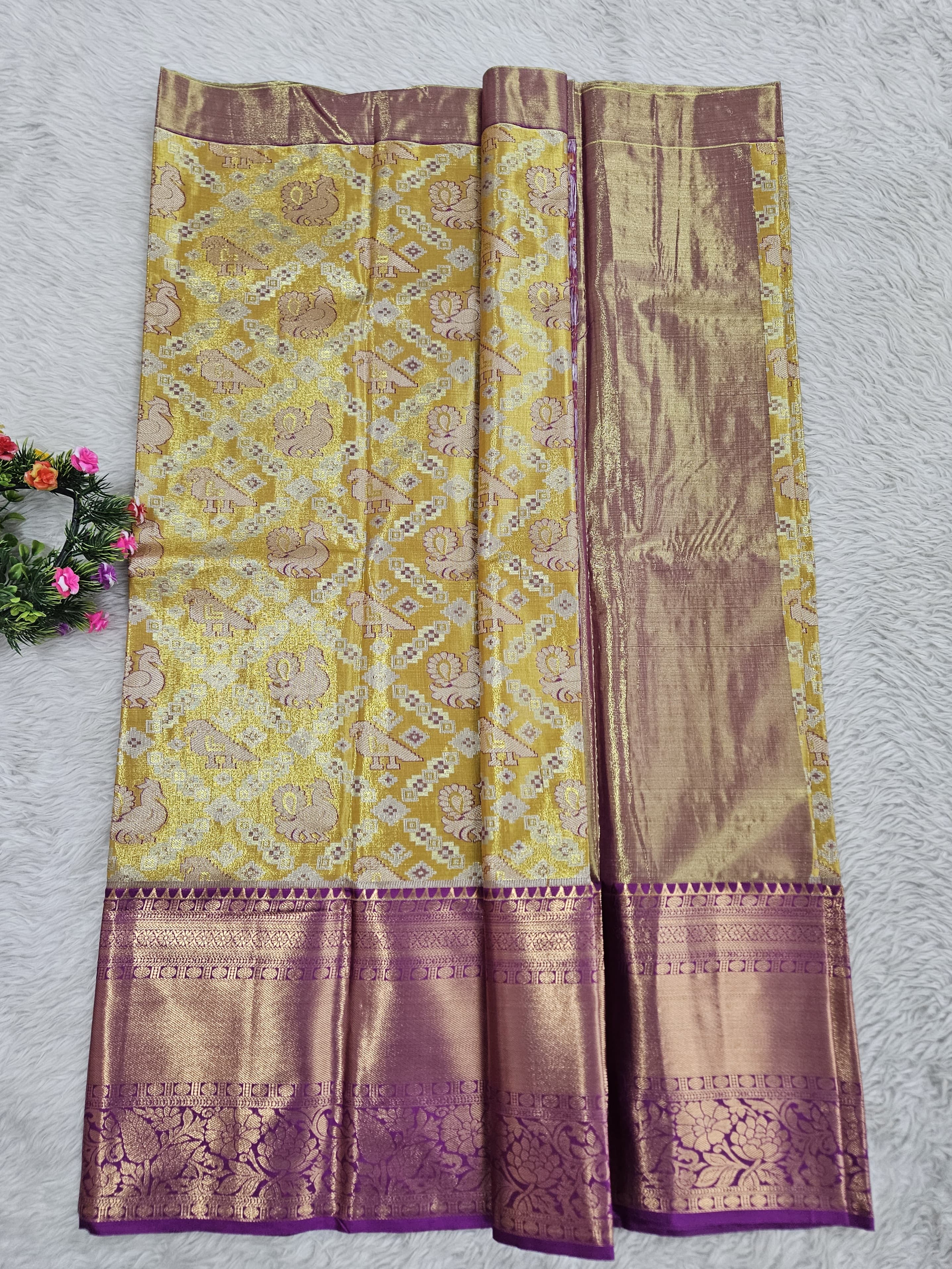 (5–10 Year) Lehenga – Unstitched (Blouse + Material)