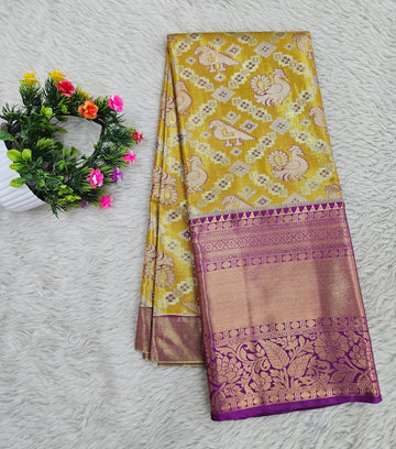 (5–10 Year) Lehenga – Unstitched (Blouse + Material)