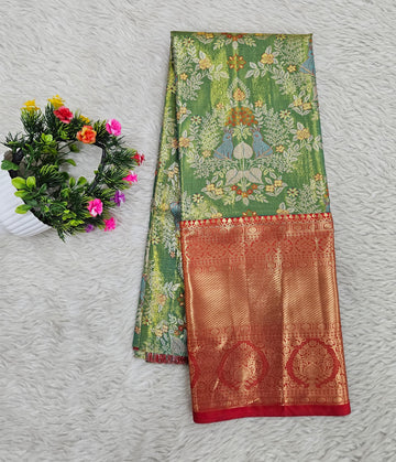 (5–10 Year) Lehenga – Unstitched (Blouse + Material)