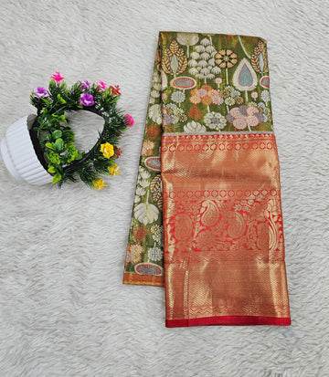 (5–10 Year) Lehenga – Unstitched (Blouse + Material)