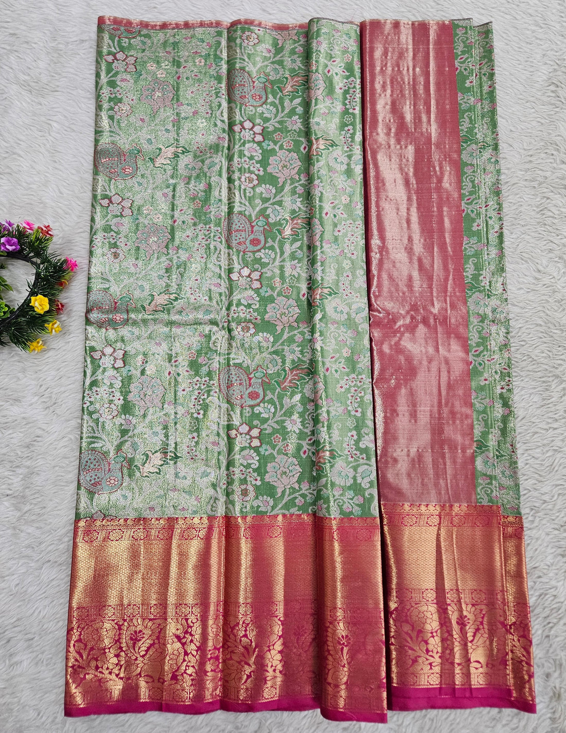 (5–10 Year) Lehenga – Unstitched (Blouse + Material)