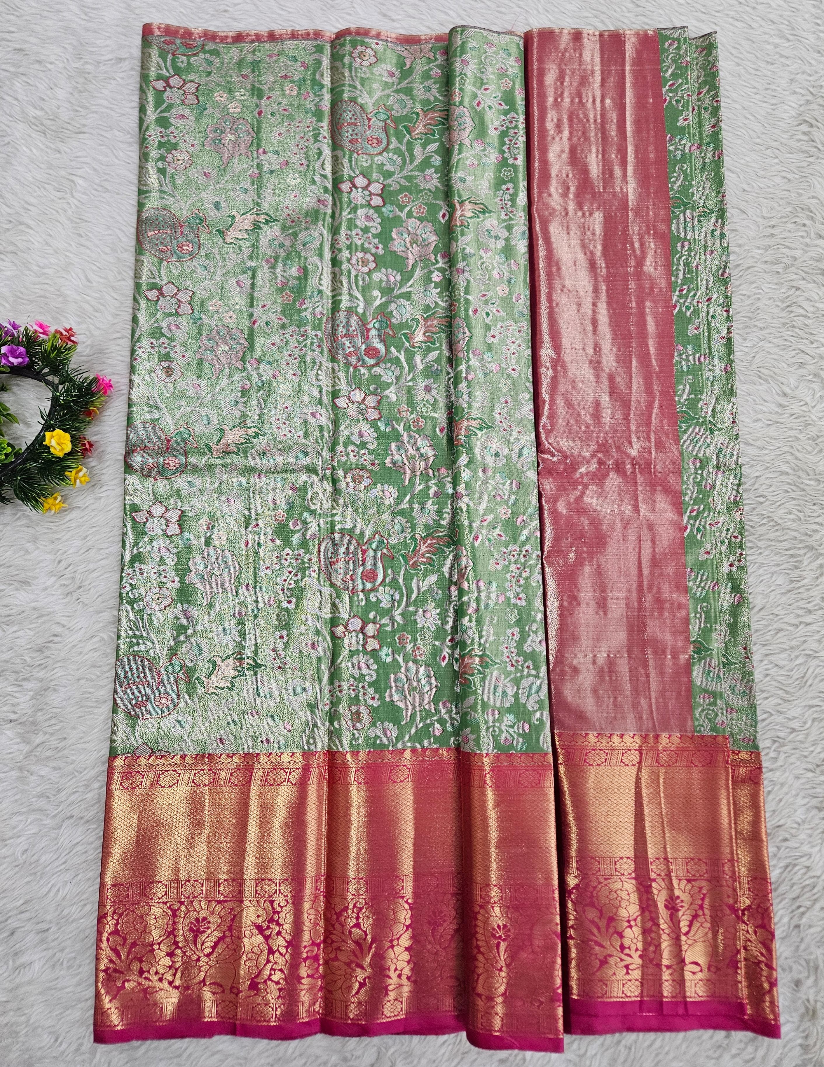 (5–10 Year) Lehenga – Unstitched (Blouse + Material)