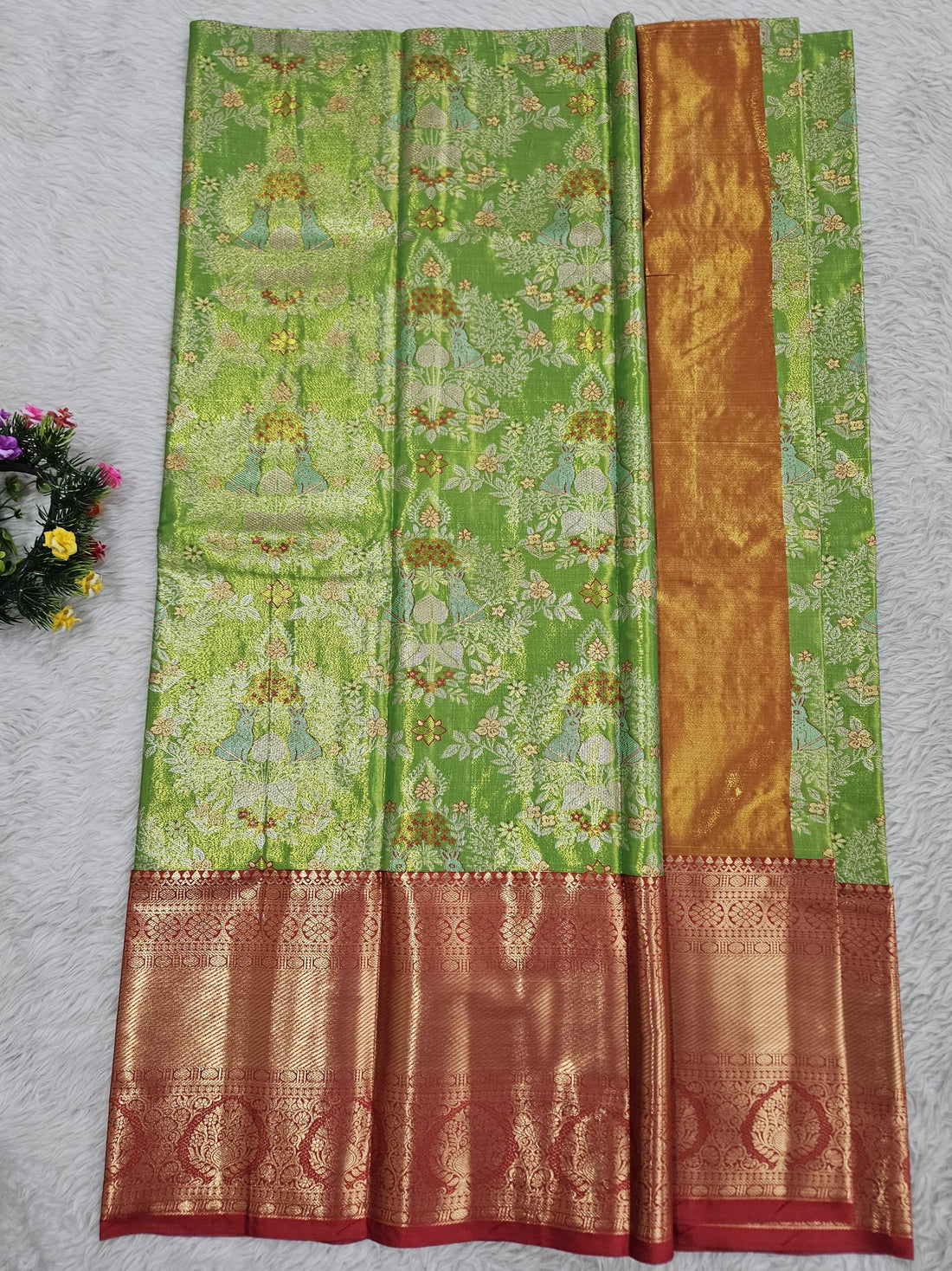 (5–10 Year) Lehenga – Unstitched (Blouse + Material)