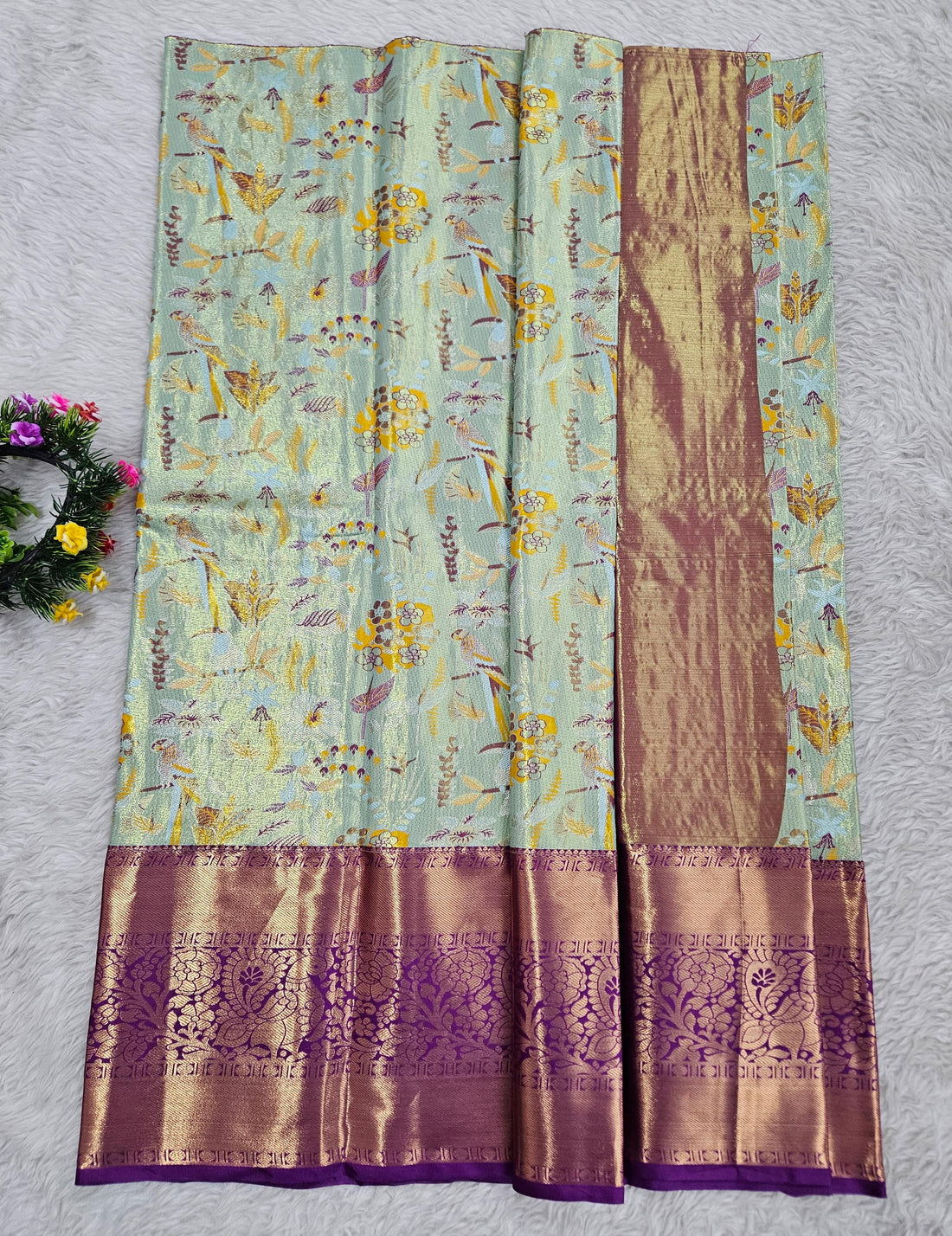 (5–10 Year) Lehenga – Unstitched (Blouse + Material)