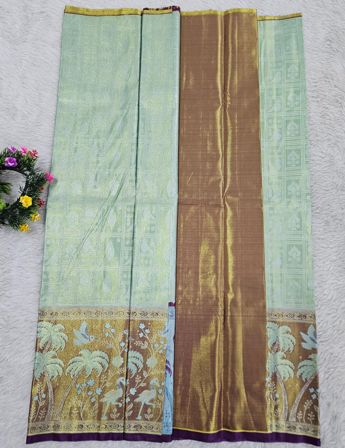 (5–10 Year) Lehenga – Unstitched (Blouse + Material)
