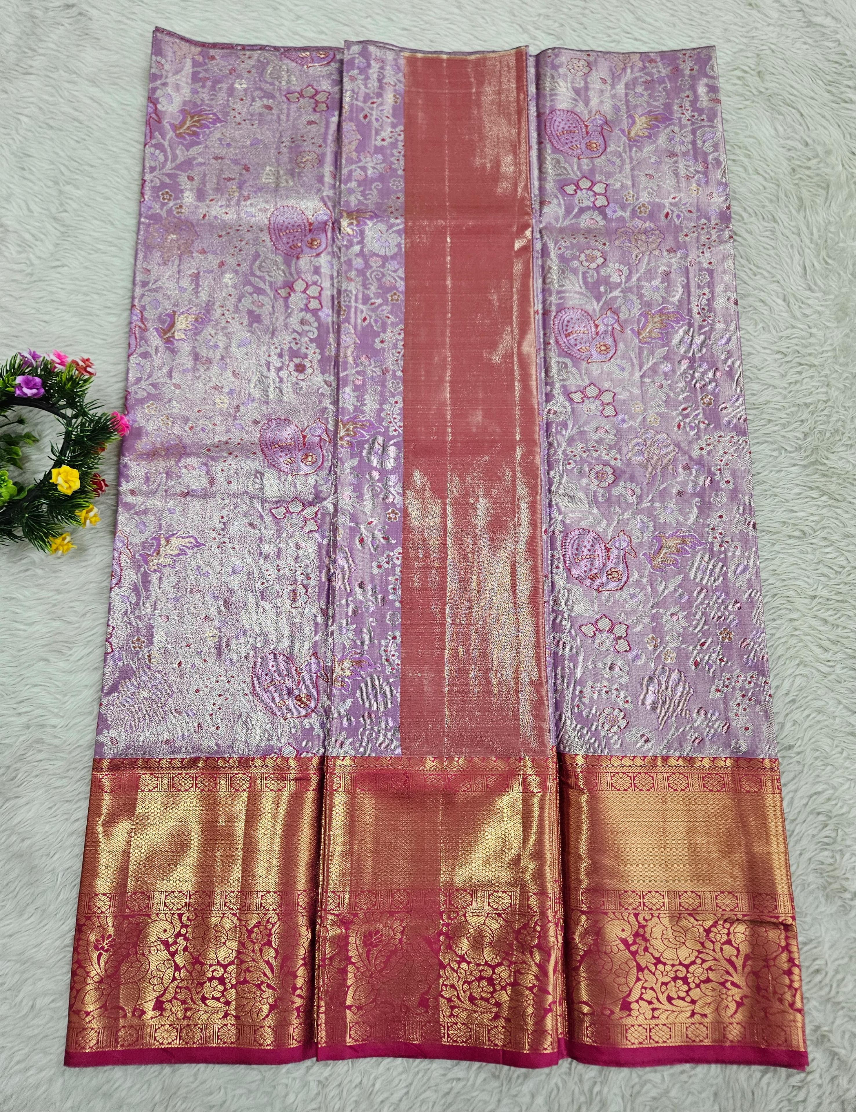 (5–10 Year) Lehenga – Unstitched (Blouse + Material)