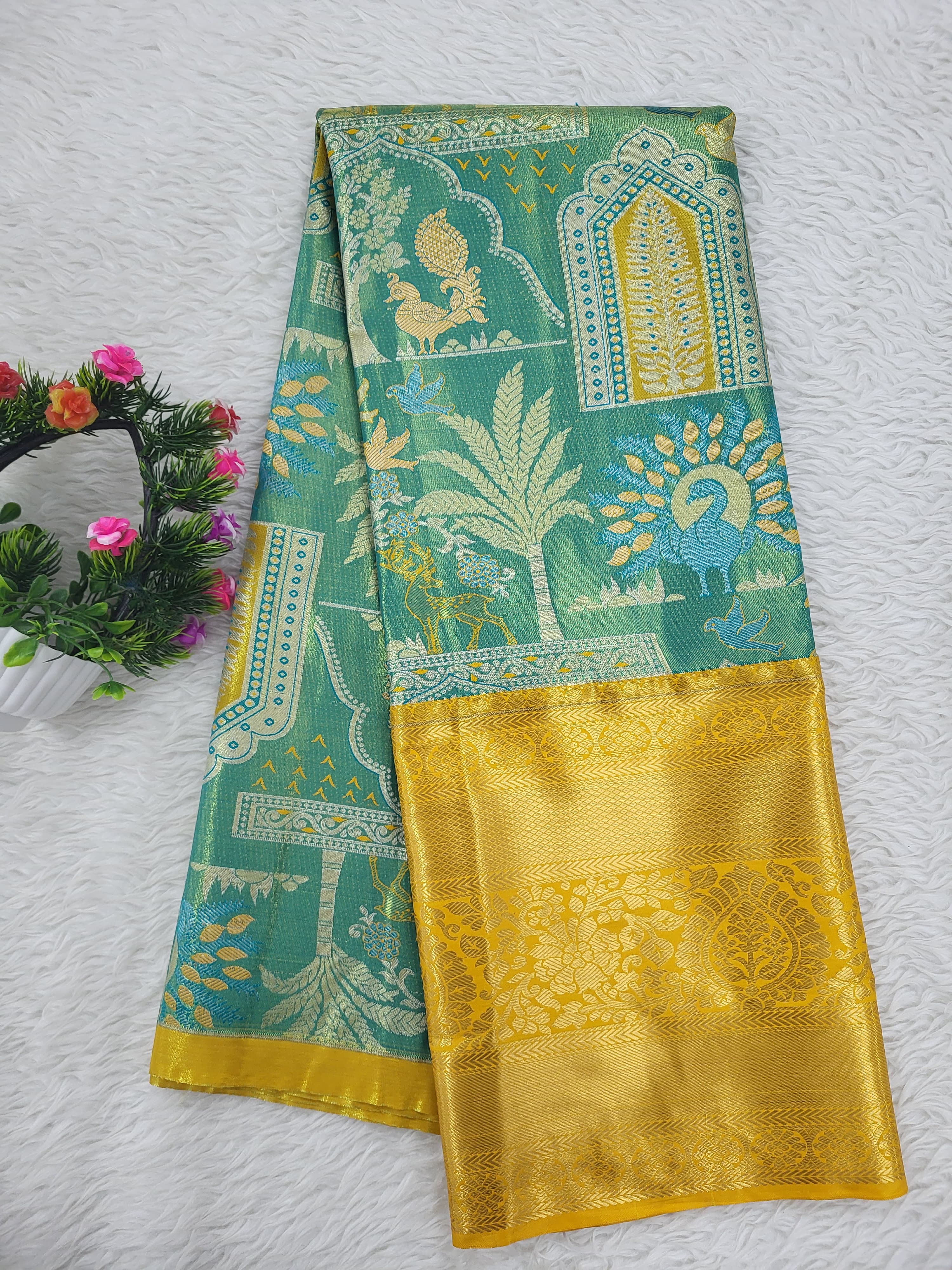 (10+ Year) Lehenga – Unstitched (Blouse + Material)