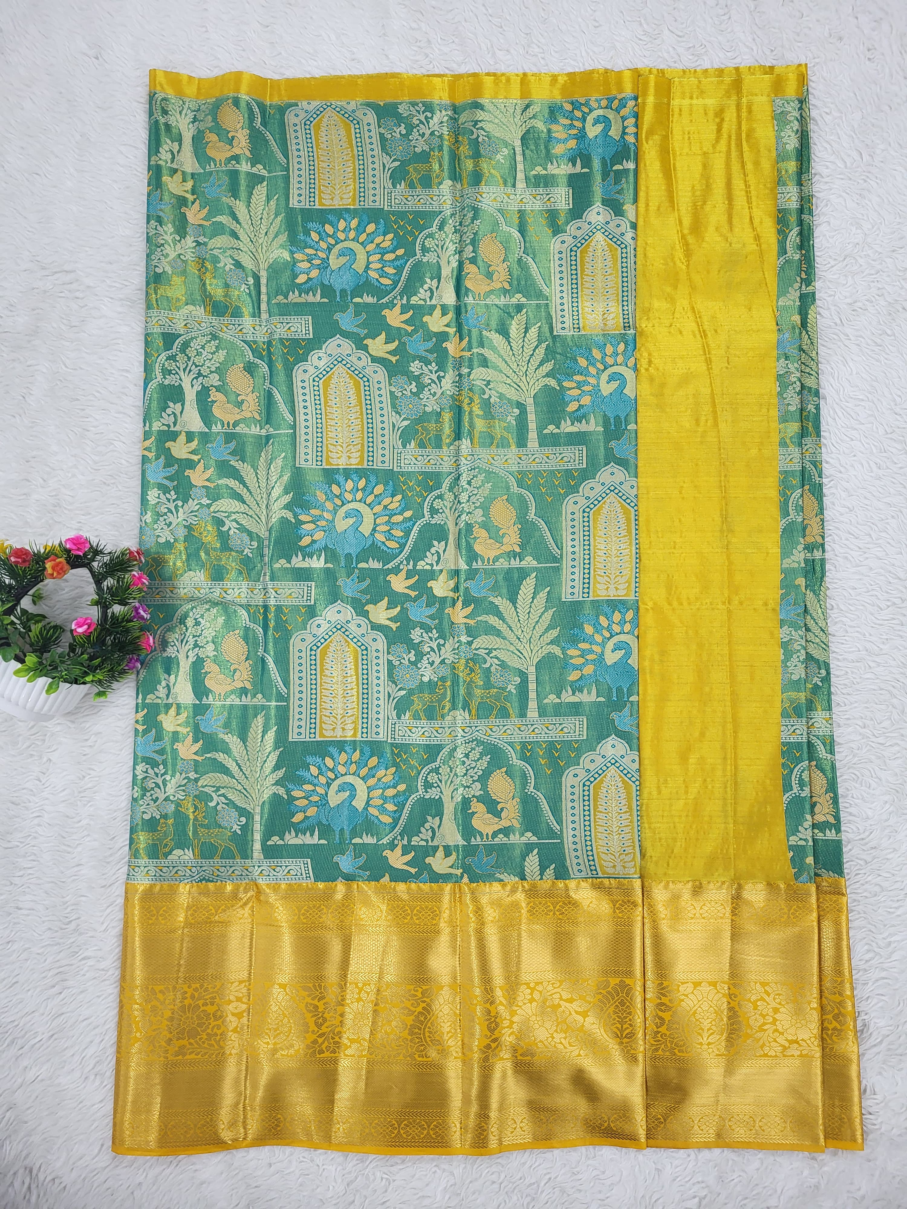 (10+ Year) Lehenga – Unstitched (Blouse + Material)