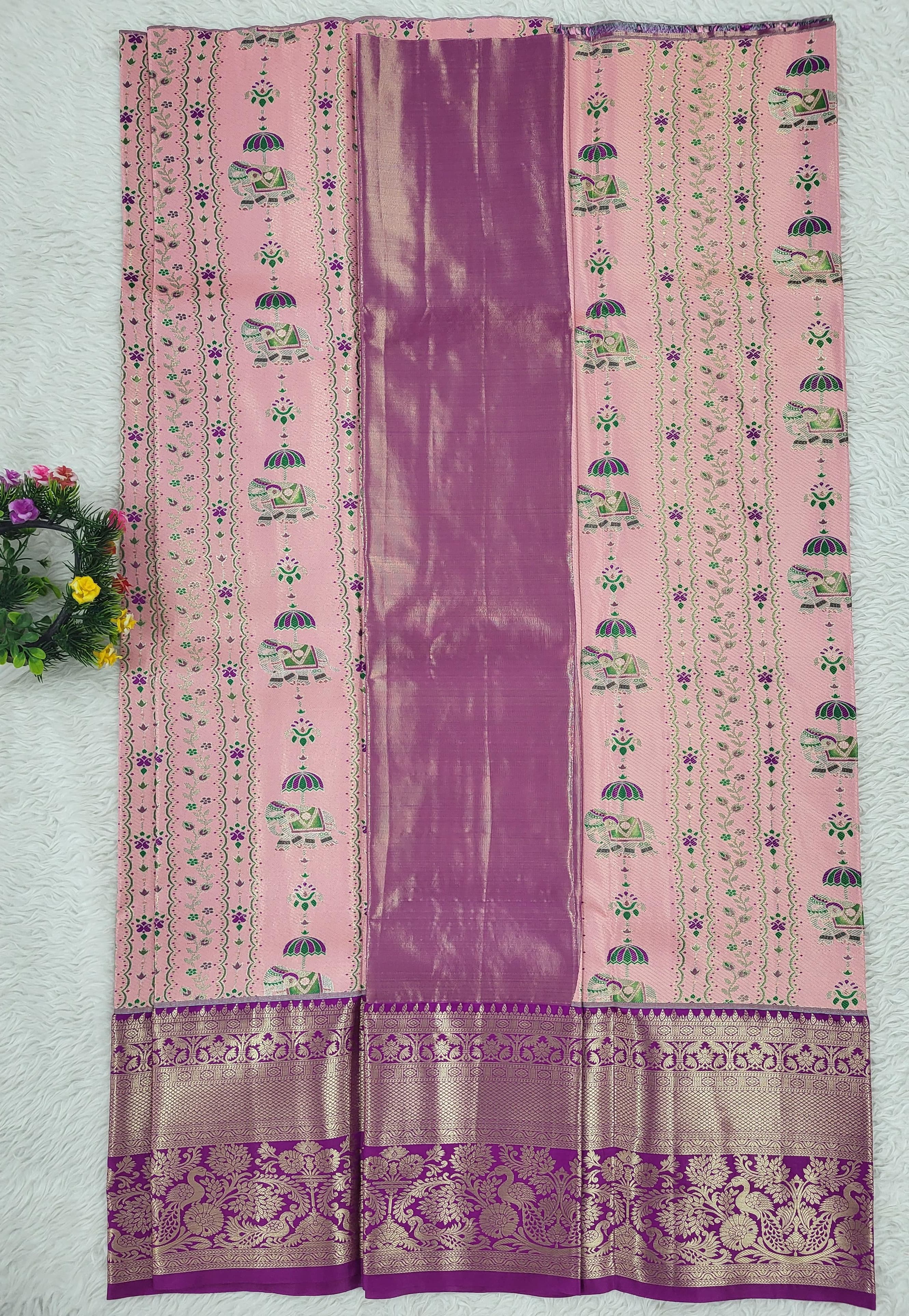 (10+ Year) Lehenga – Unstitched (Blouse + Material)