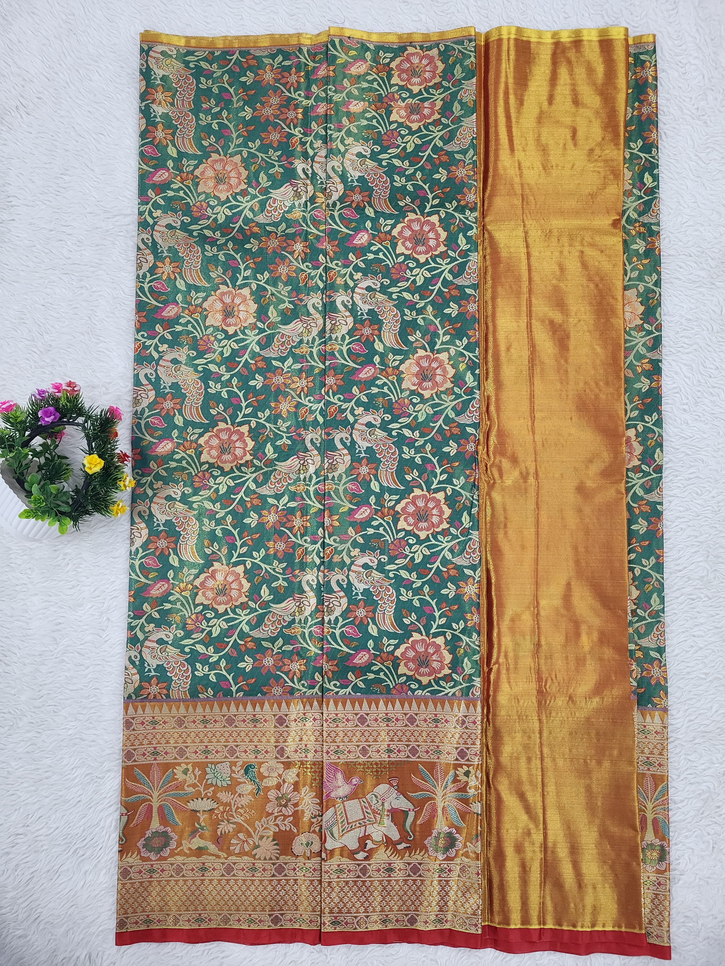 (10+ Year) Lehenga – Unstitched (Blouse + Material)