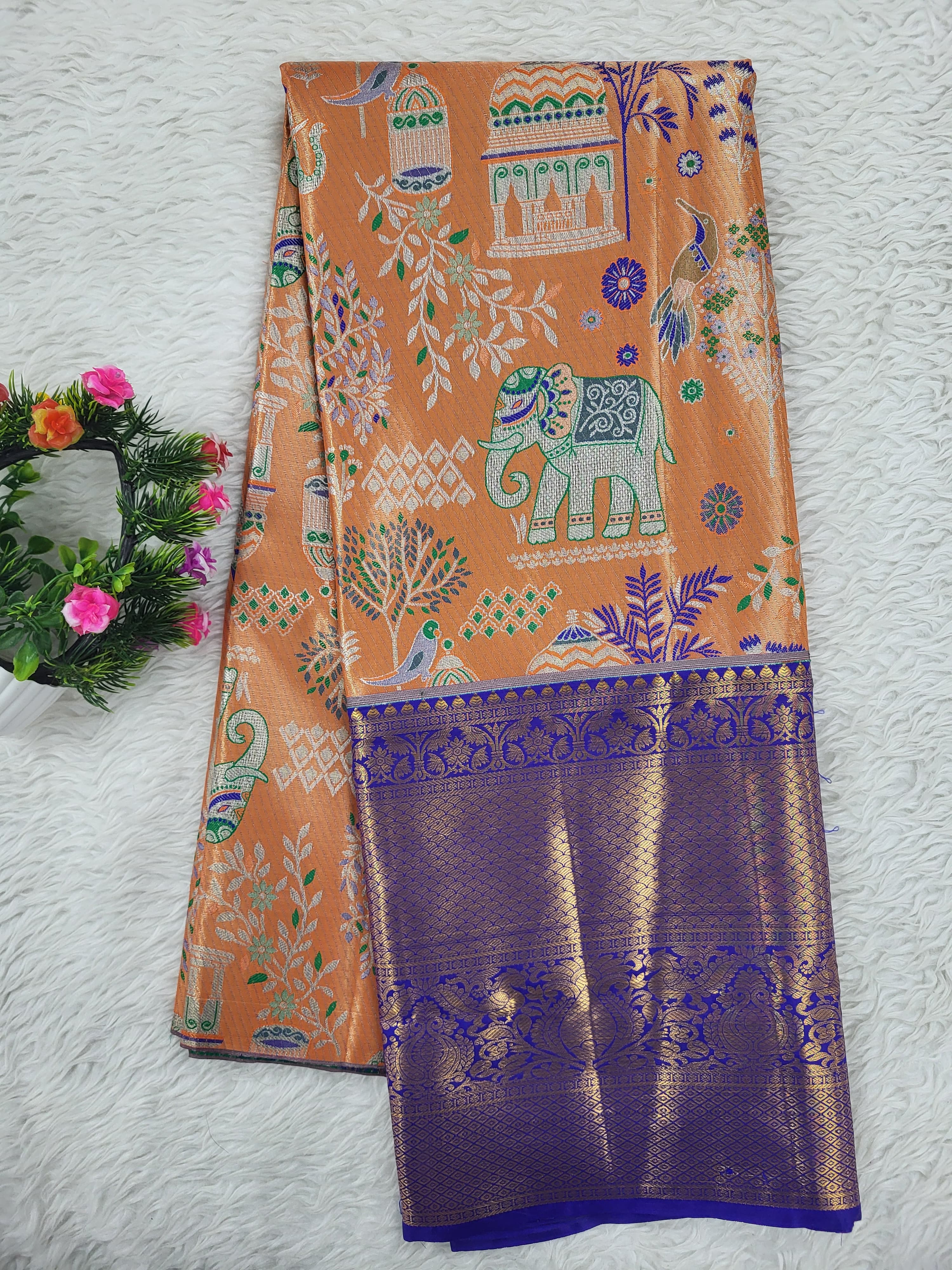 (10+ Year) Lehenga – Unstitched (Blouse + Material)