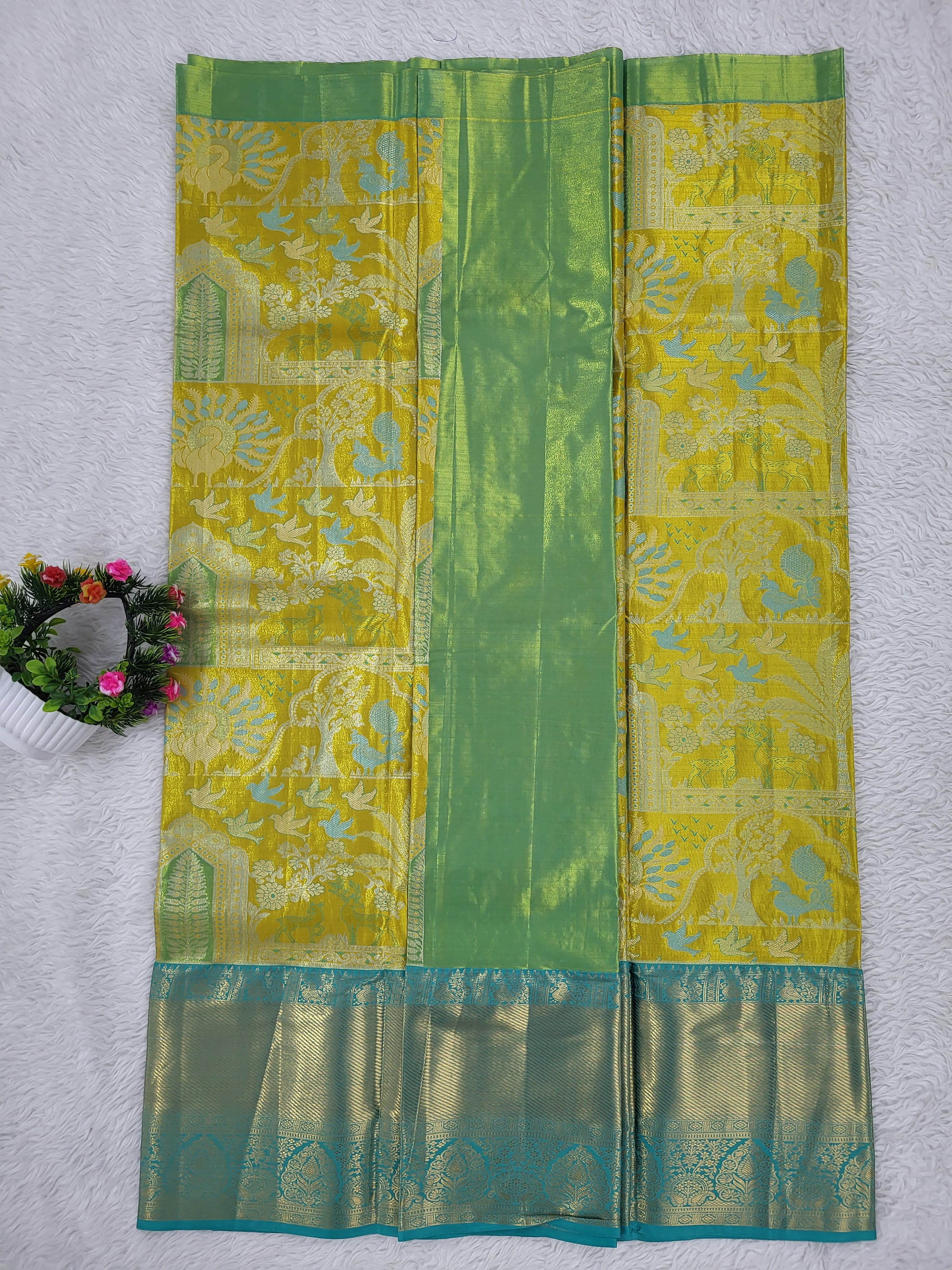 (10+ Year) Lehenga – Unstitched (Blouse + Material)