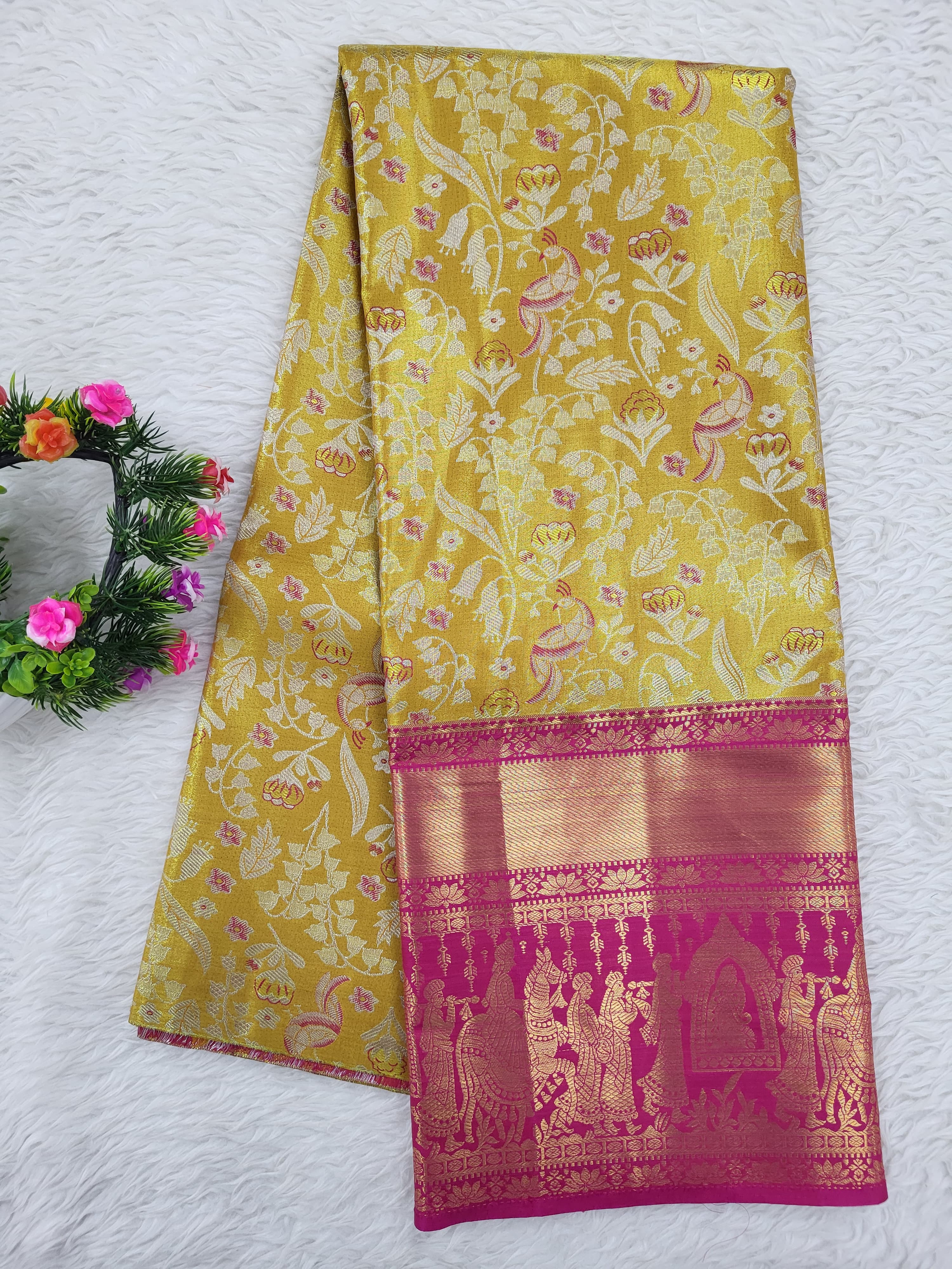 (10+ Year) Lehenga – Unstitched (Blouse + Material)