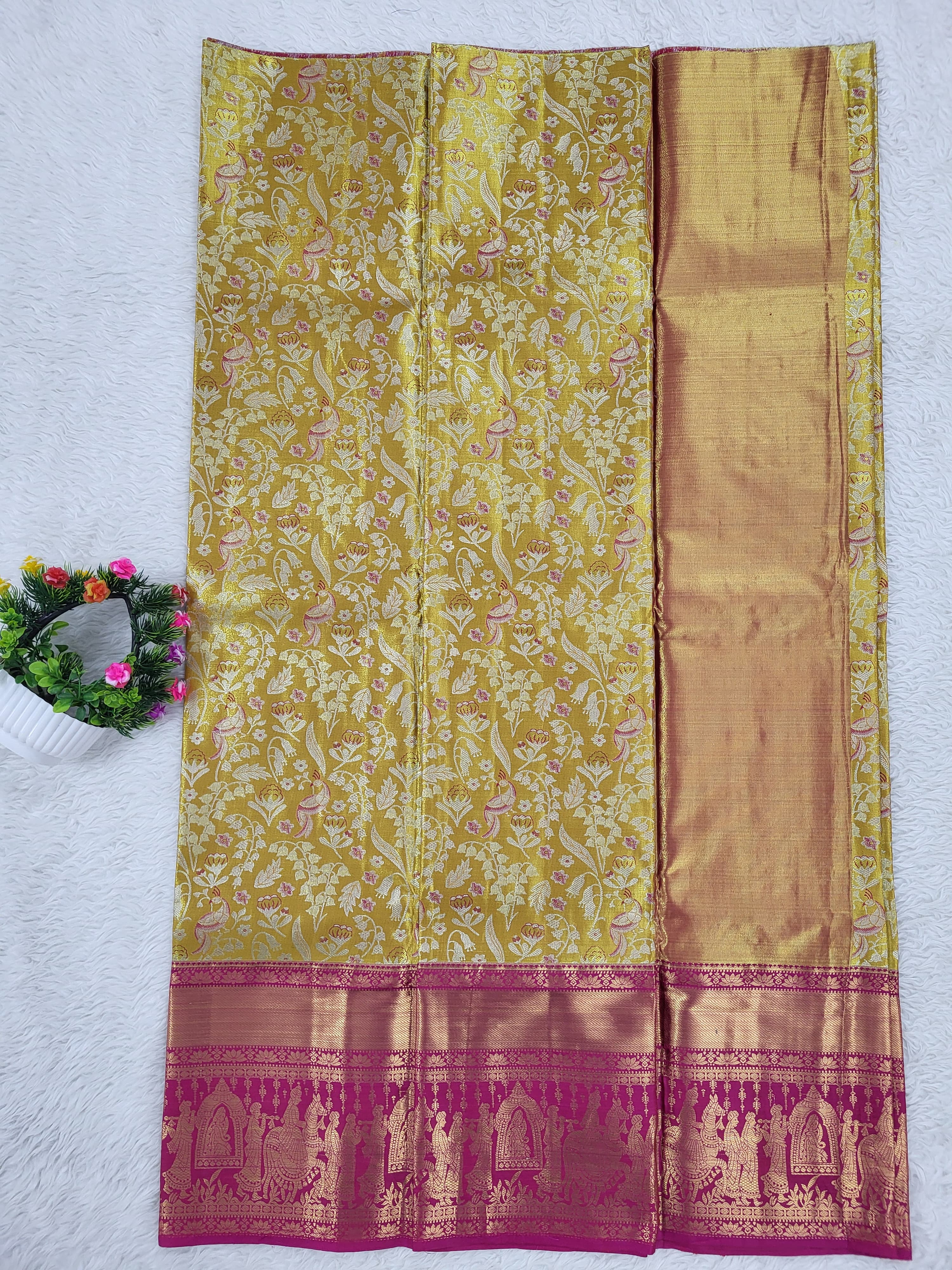 (10+ Year) Lehenga – Unstitched (Blouse + Material)