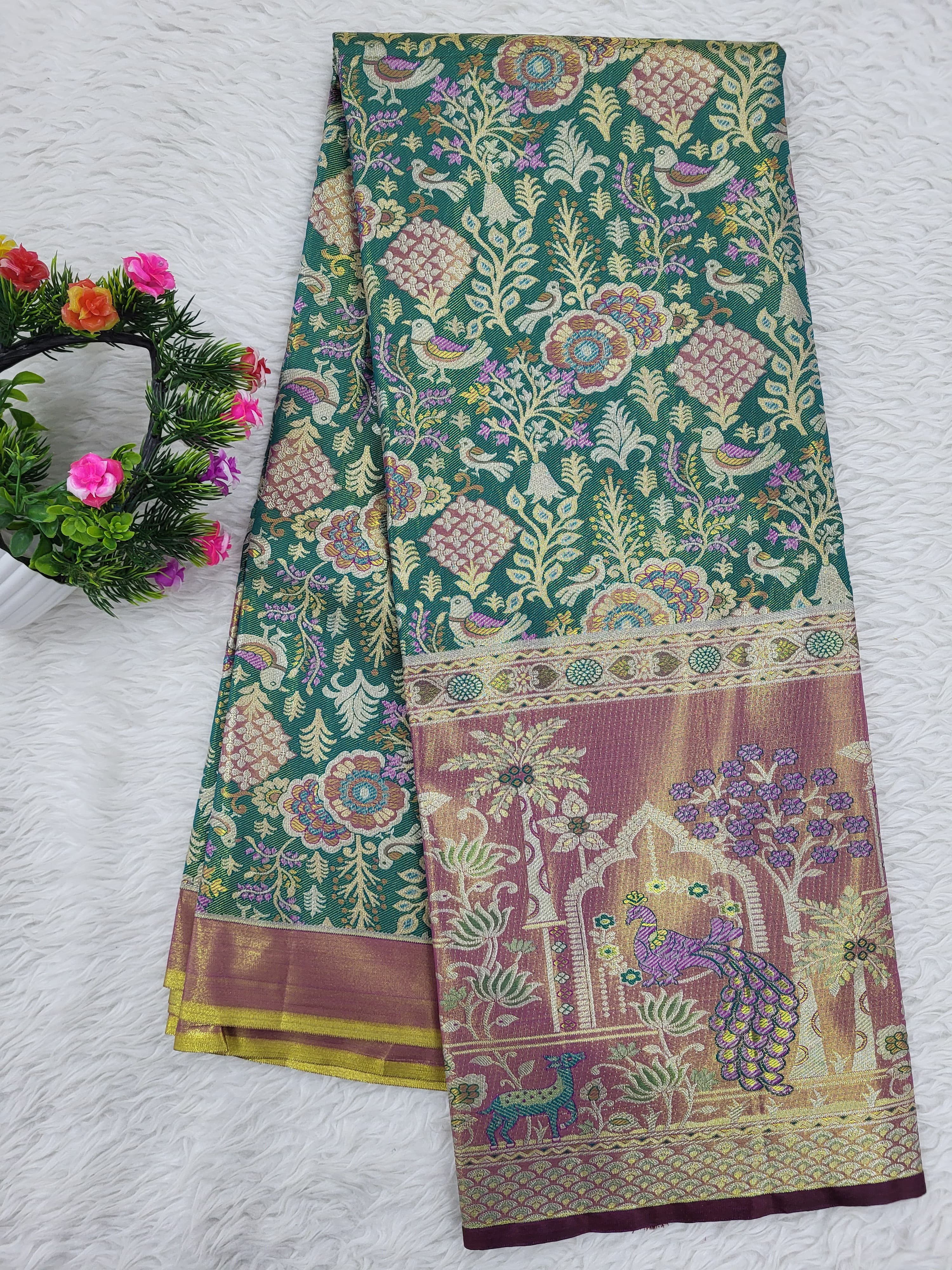 (10+ Year) Lehenga – Unstitched (Blouse + Material)