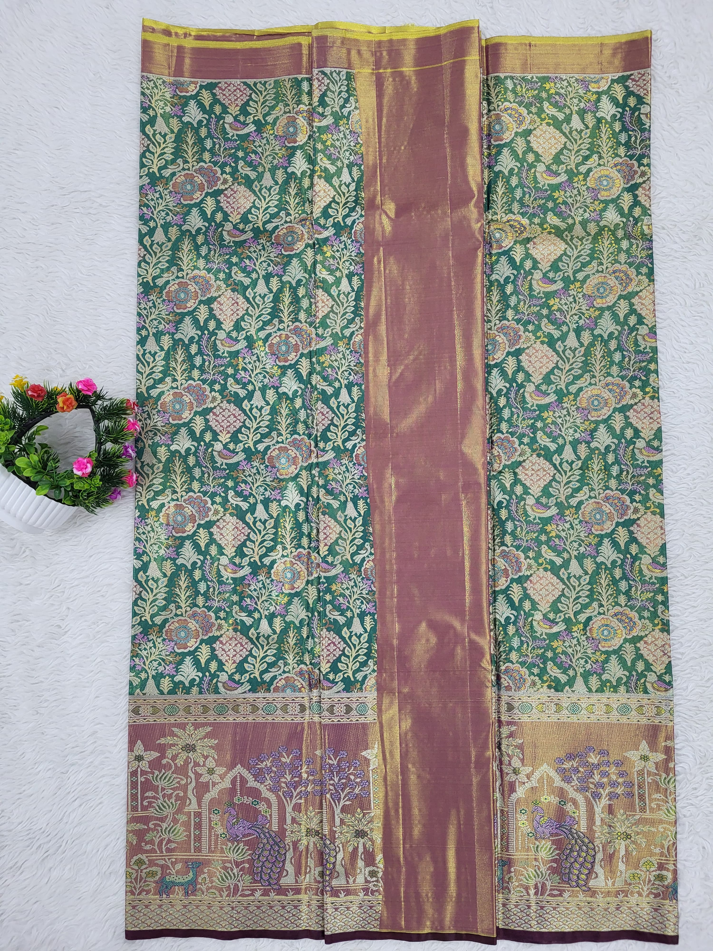 (10+ Year) Lehenga – Unstitched (Blouse + Material)