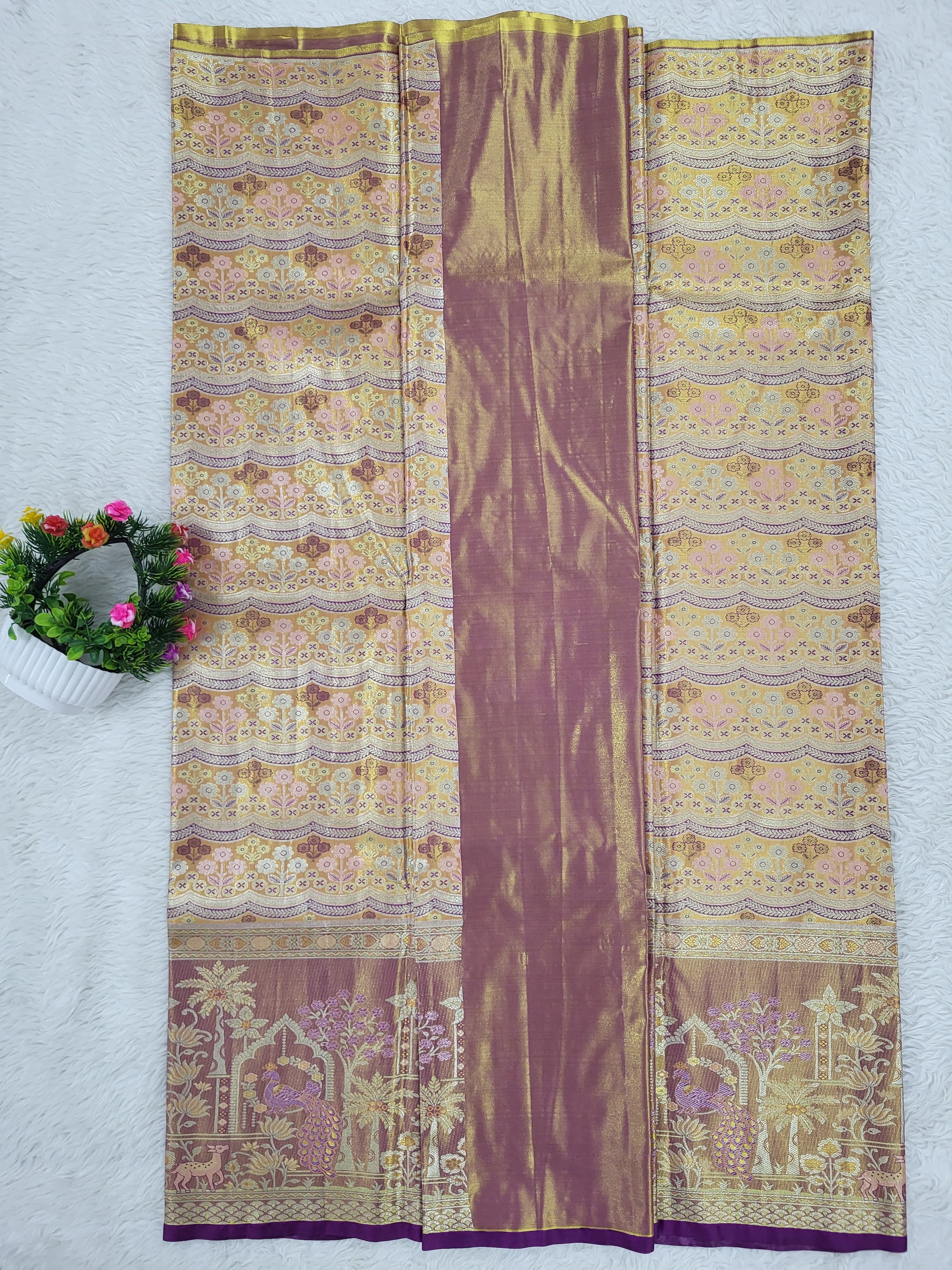 (10+ Year) Lehenga – Unstitched (Blouse + Material)