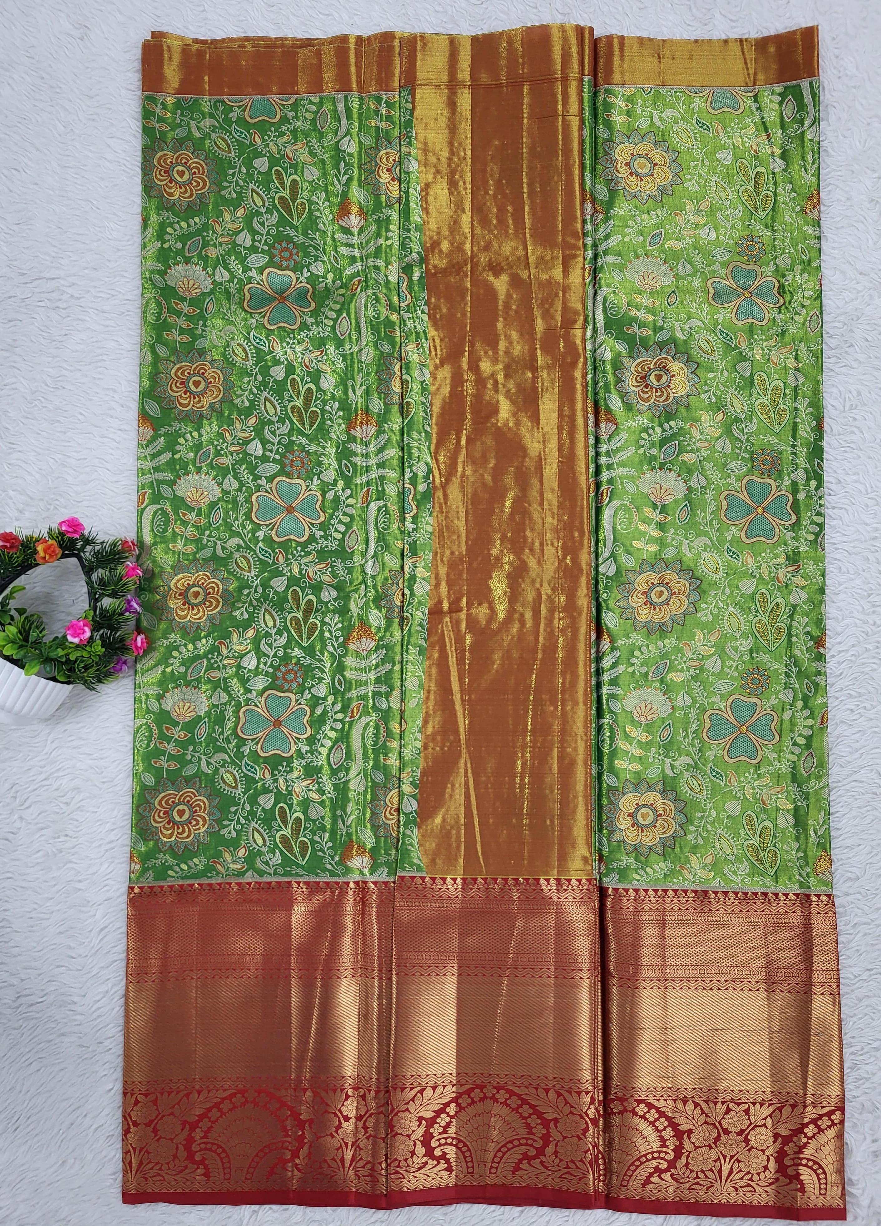 (10+ Year) Lehenga – Unstitched (Blouse + Material)