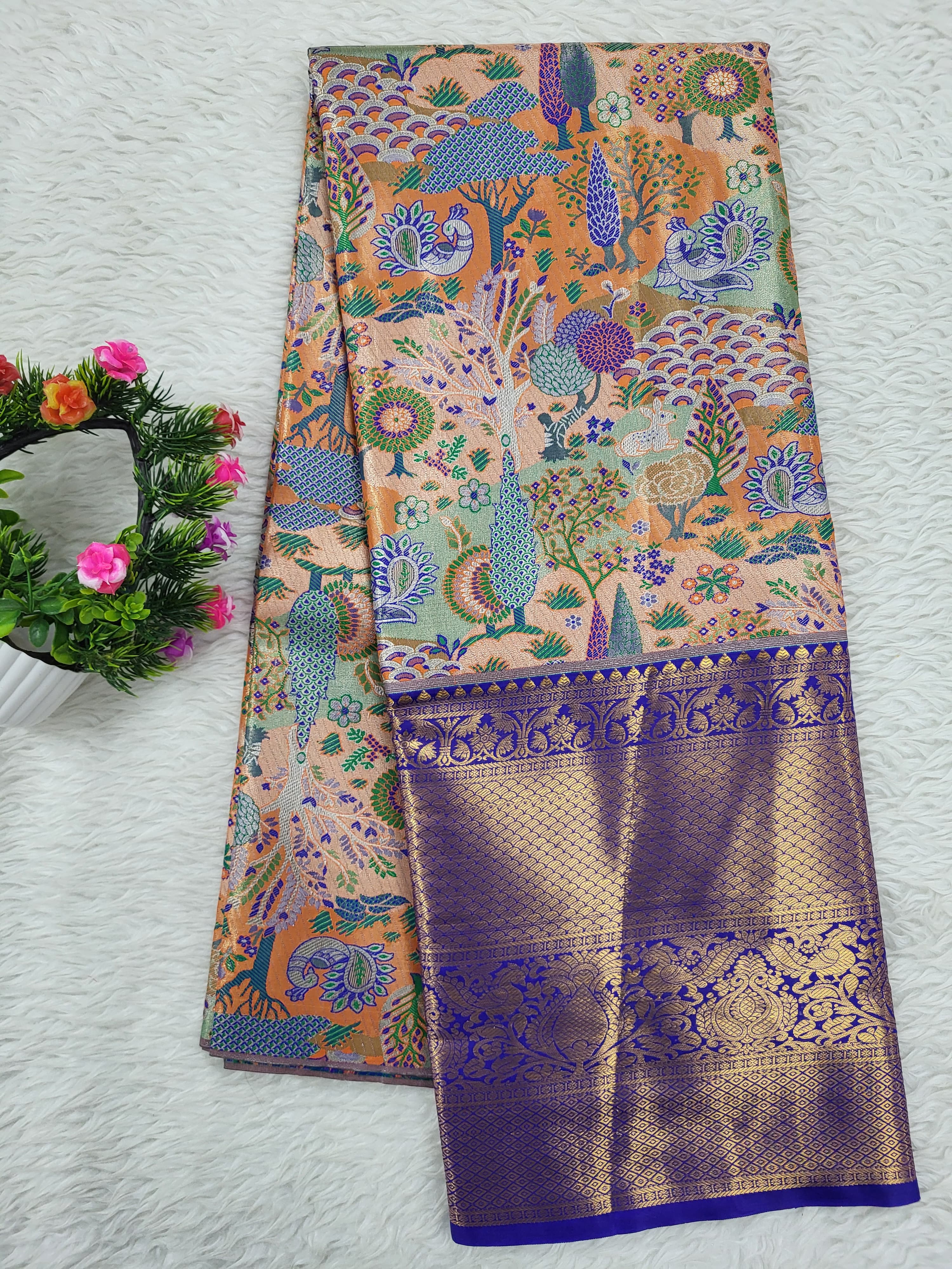 (10+ Year) Lehenga – Unstitched (Blouse + Material)