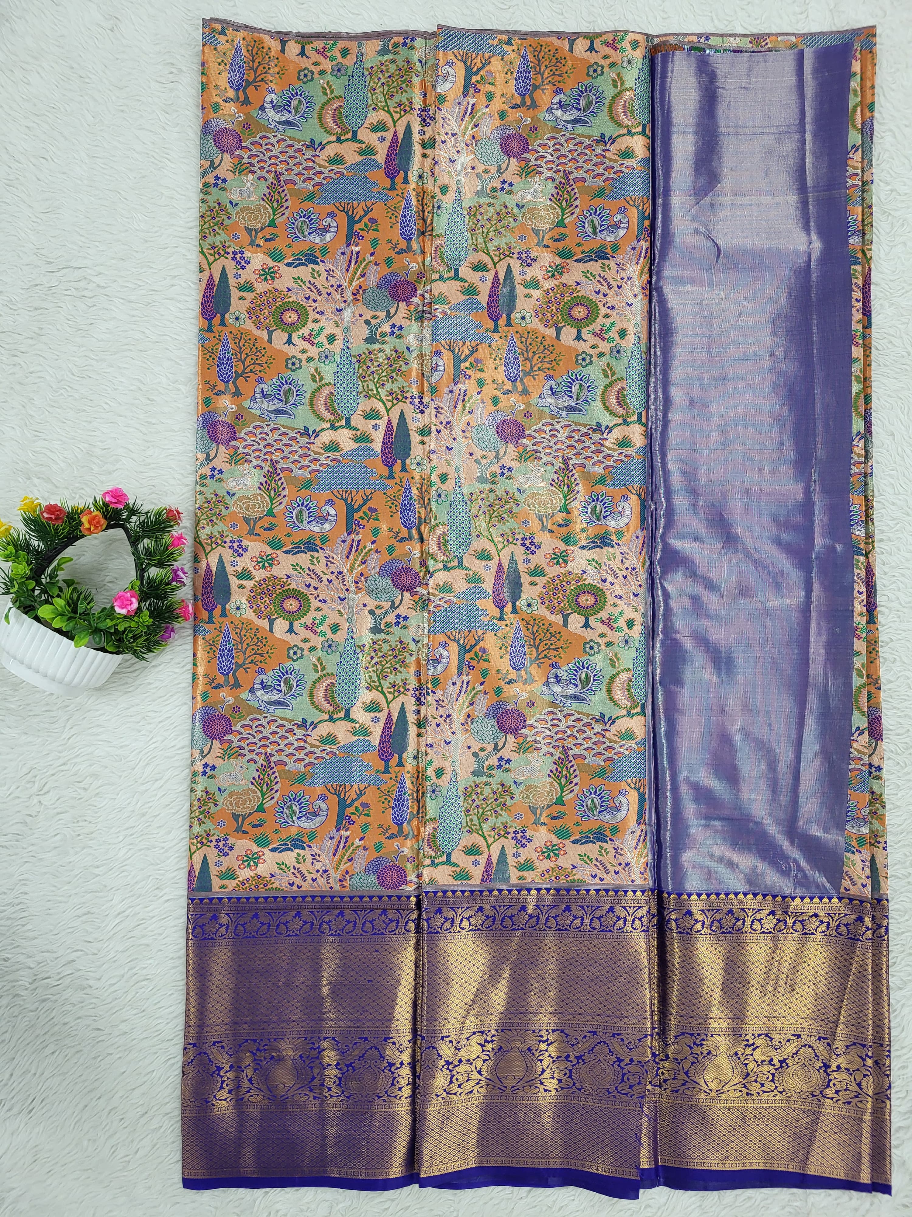 (10+ Year) Lehenga – Unstitched (Blouse + Material)