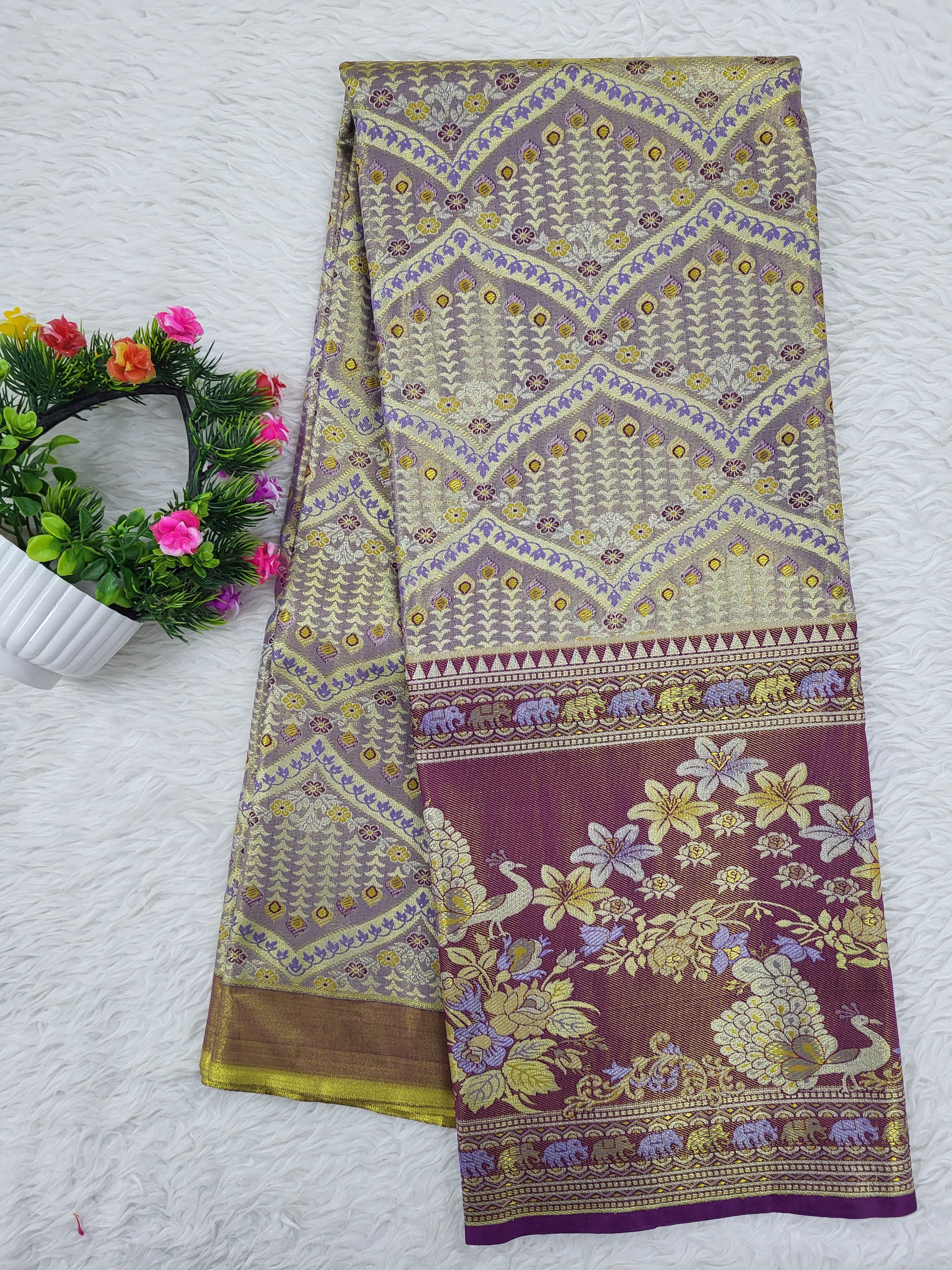 (10+ Year) Lehenga – Unstitched (Blouse + Material)