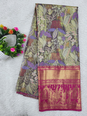 (10+ Year) Lehenga – Unstitched (Blouse + Material)