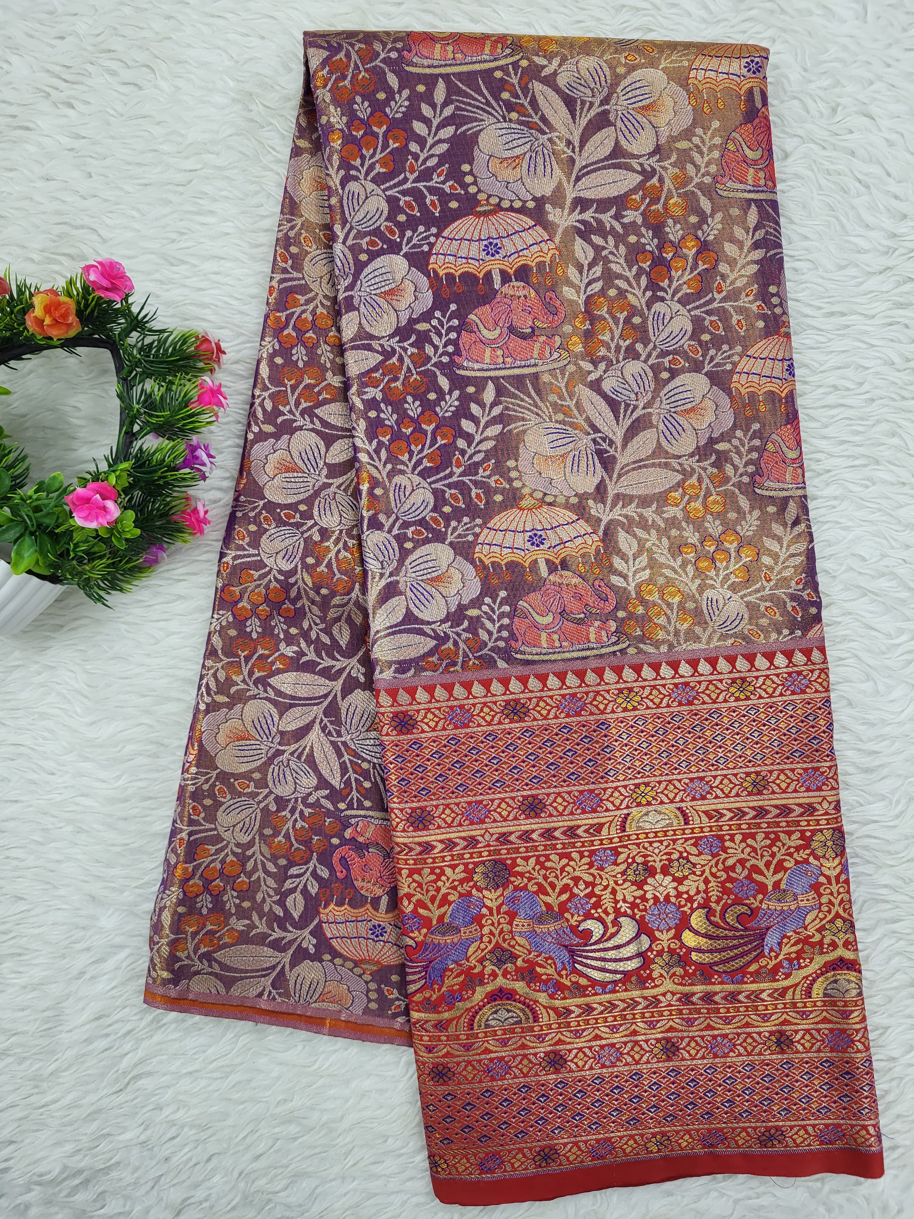 (10+ Year) Lehenga – Unstitched (Blouse + Material)
