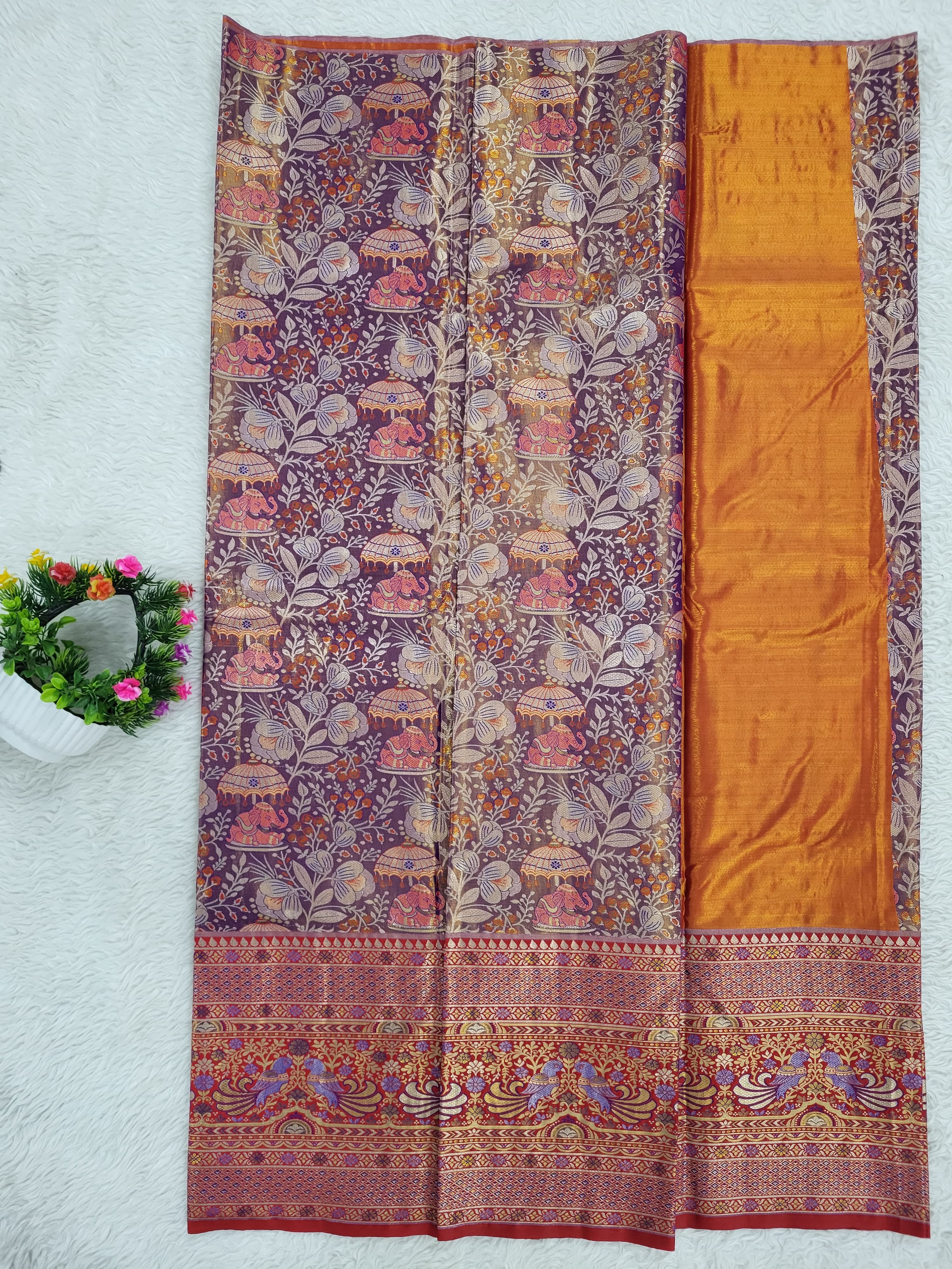 (10+ Year) Lehenga – Unstitched (Blouse + Material)
