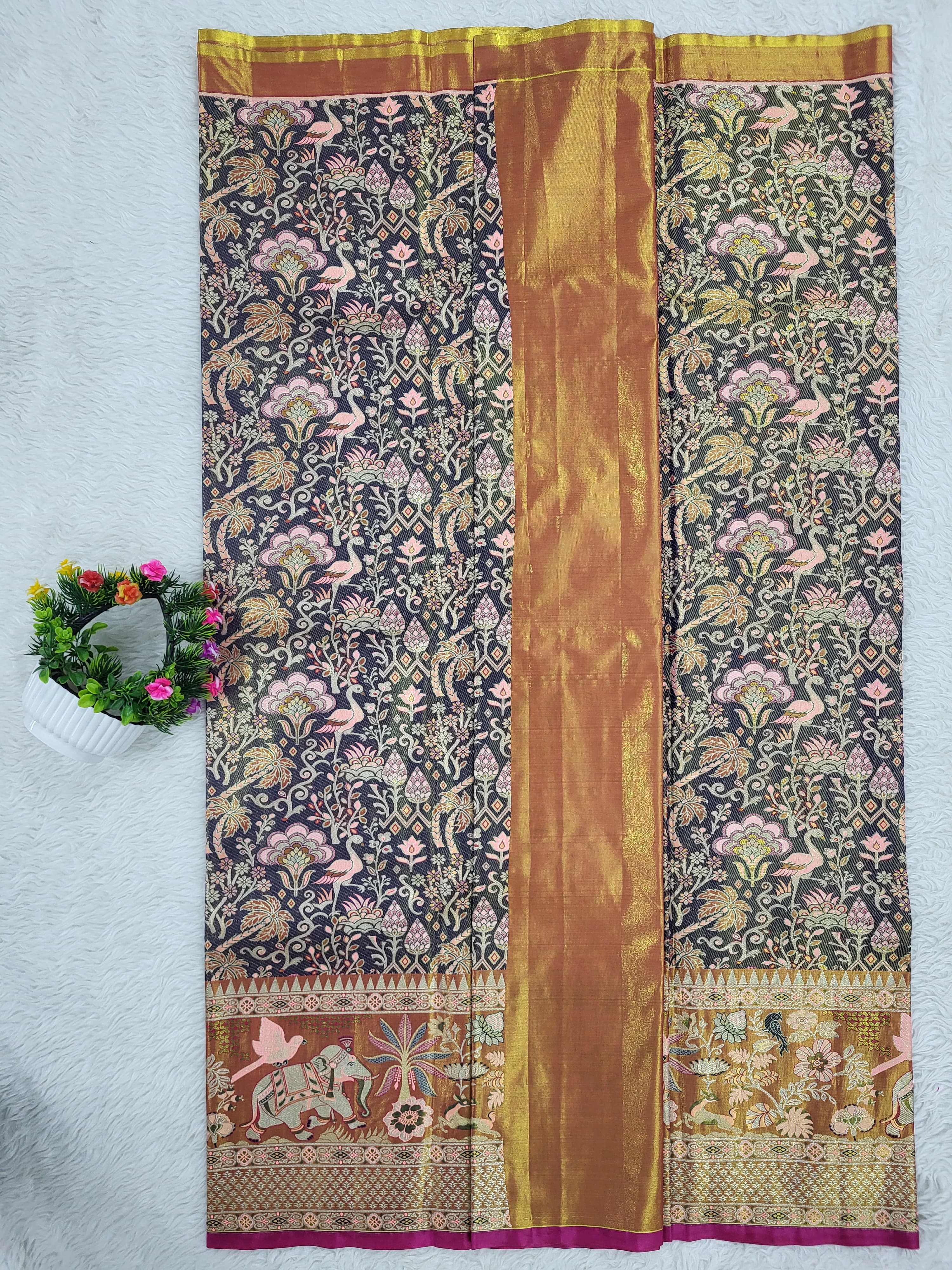 (10+ Year) Lehenga – Unstitched (Blouse + Material)
