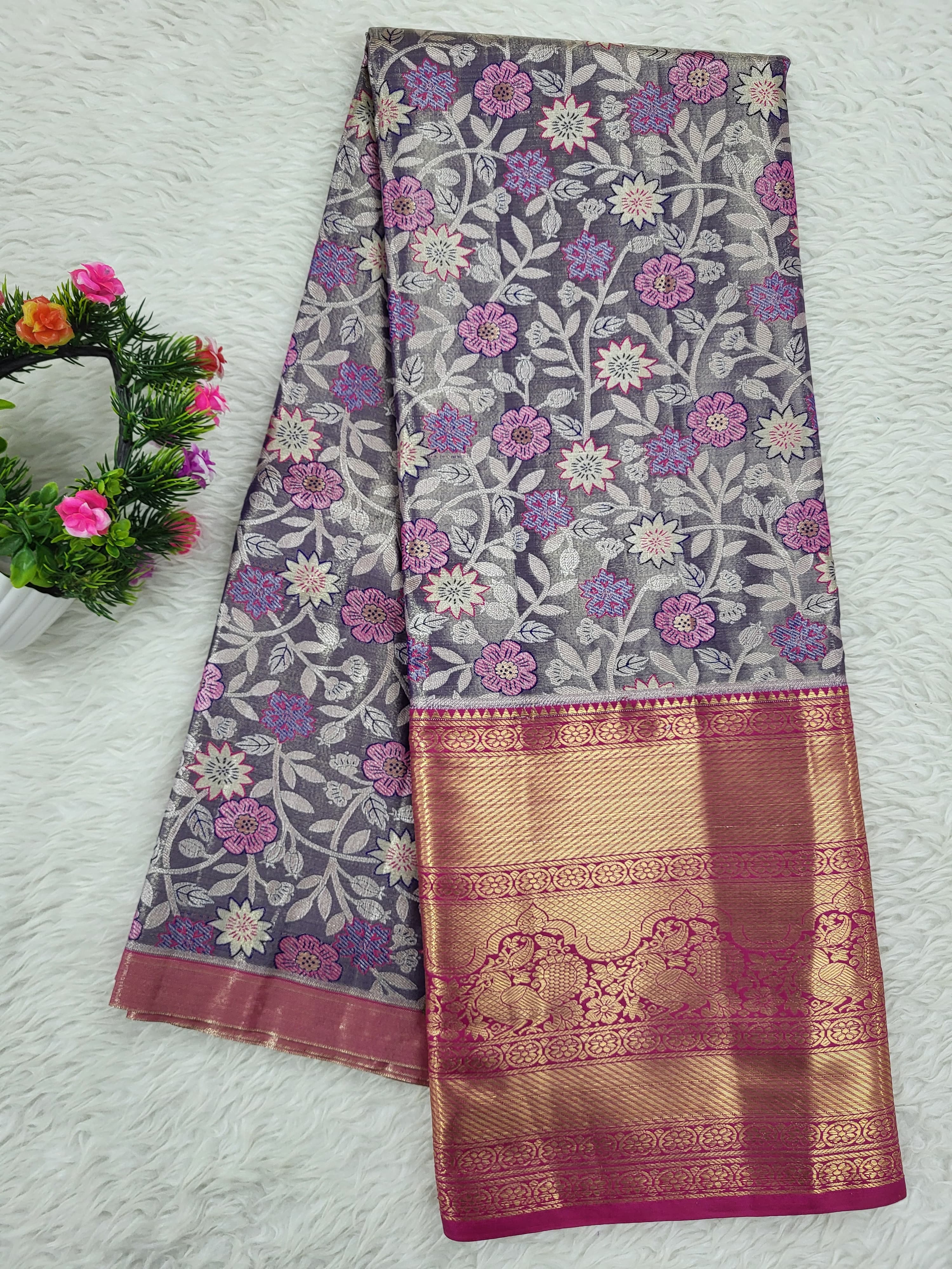 (10+ Year) Lehenga – Unstitched (Blouse + Material)