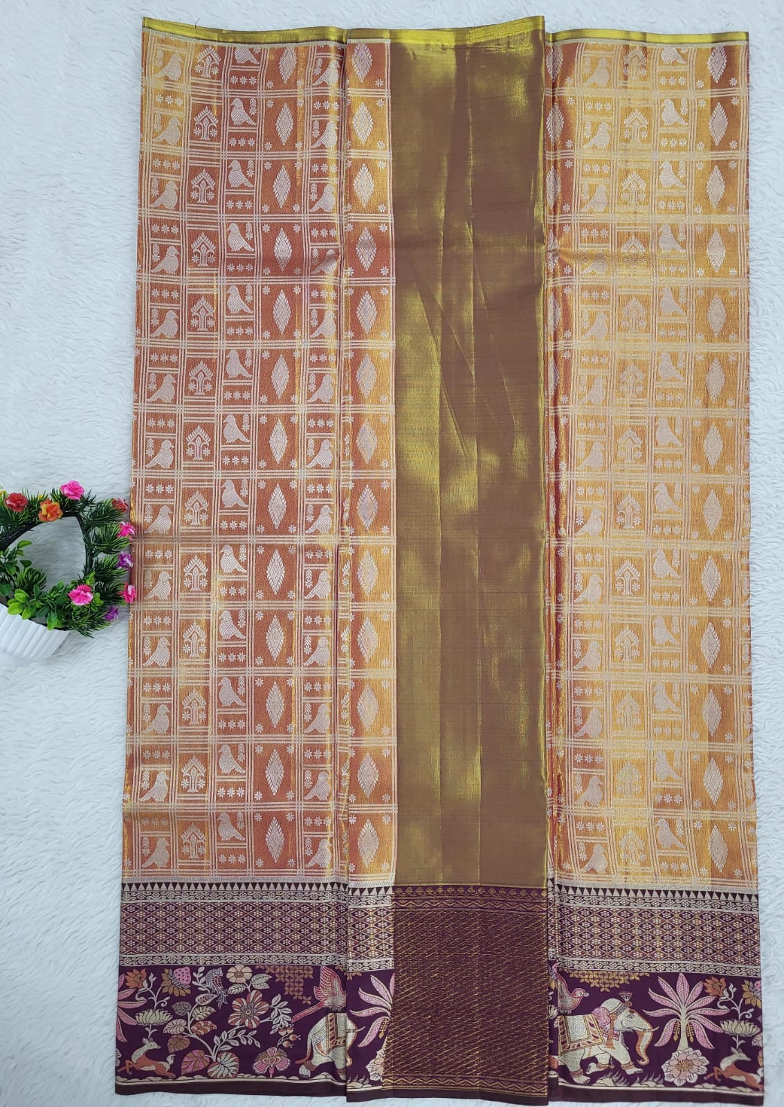 (10+ Year) Lehenga – Unstitched (Blouse + Material)
