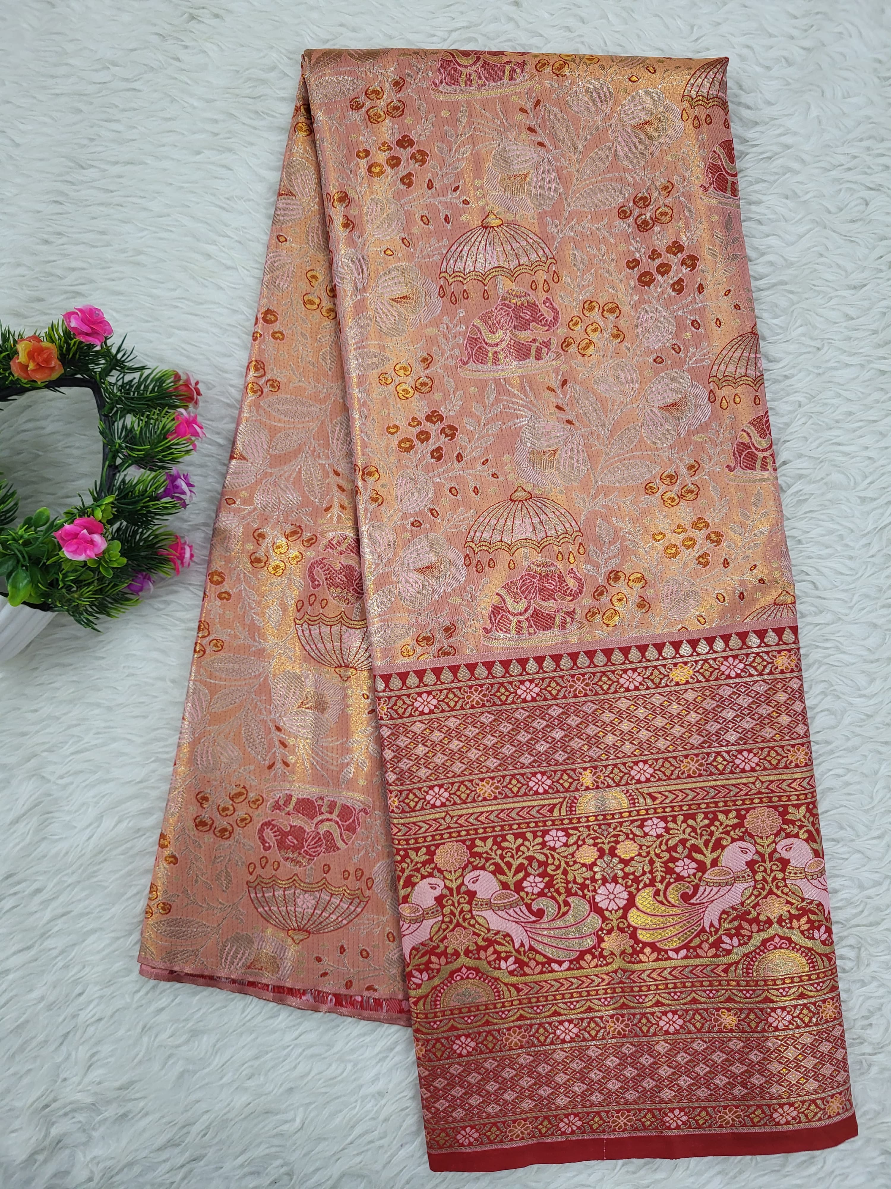 (10+ Year) Lehenga – Unstitched (Blouse + Material)