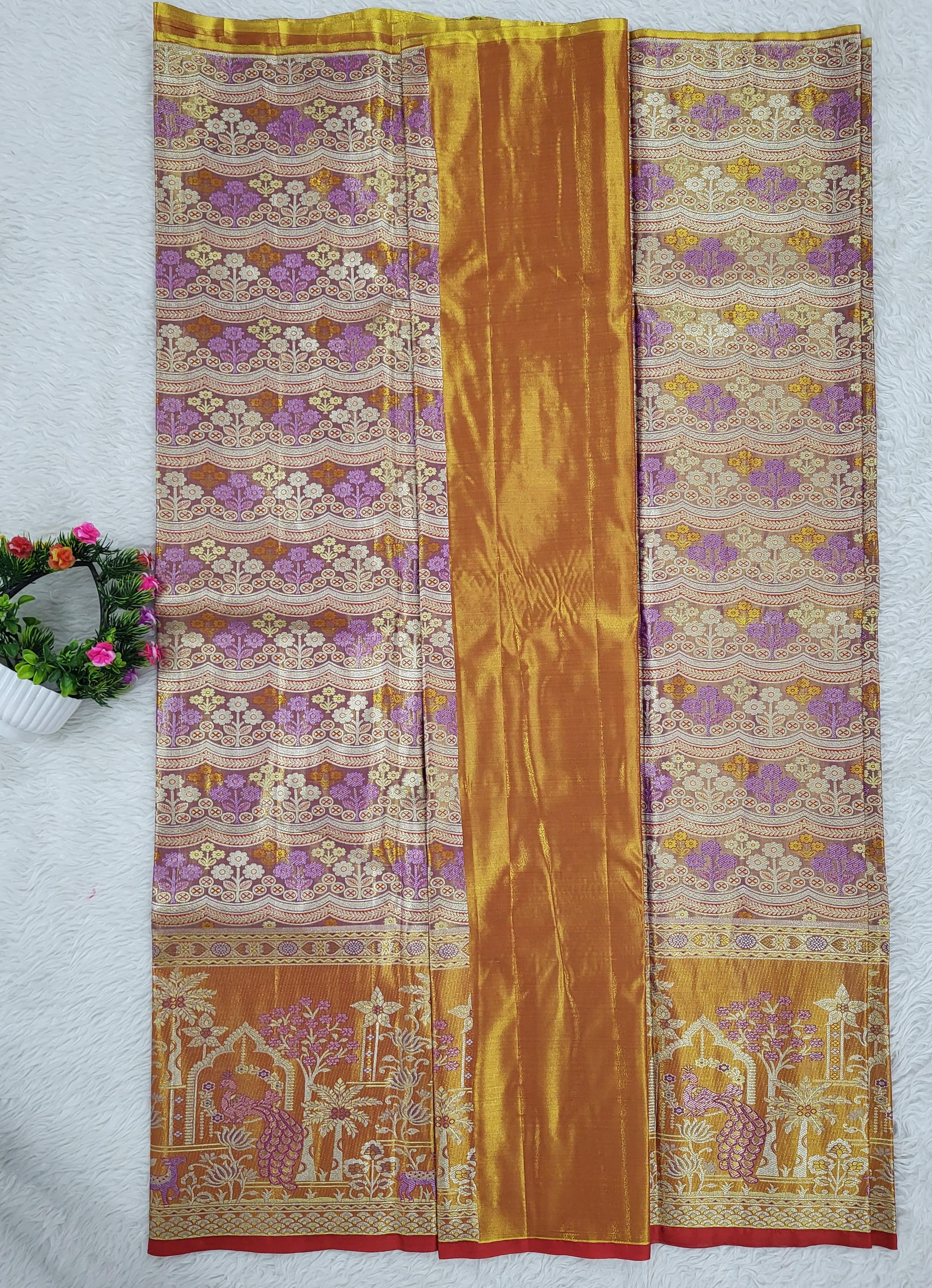 (10+ Year) Lehenga – Unstitched (Blouse + Material)