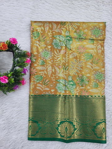 (0–1 Year) Lehenga – Unstitched (Blouse + Material)