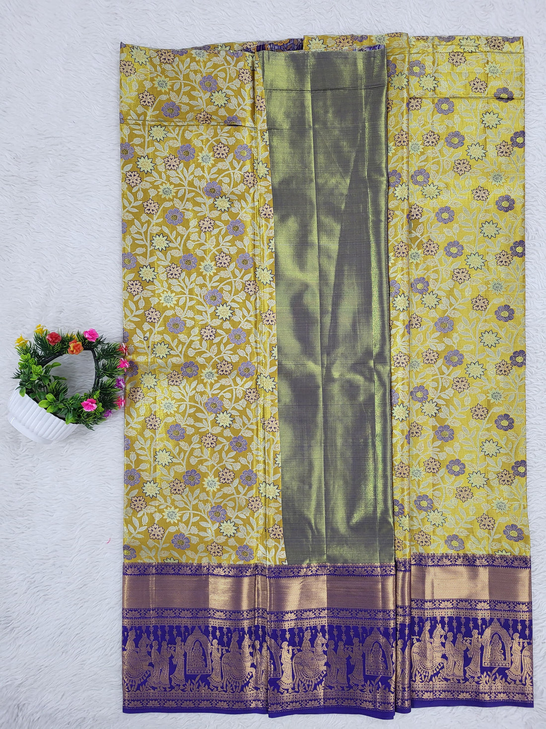 (10+ Year) Lehenga – Unstitched (Blouse + Material)