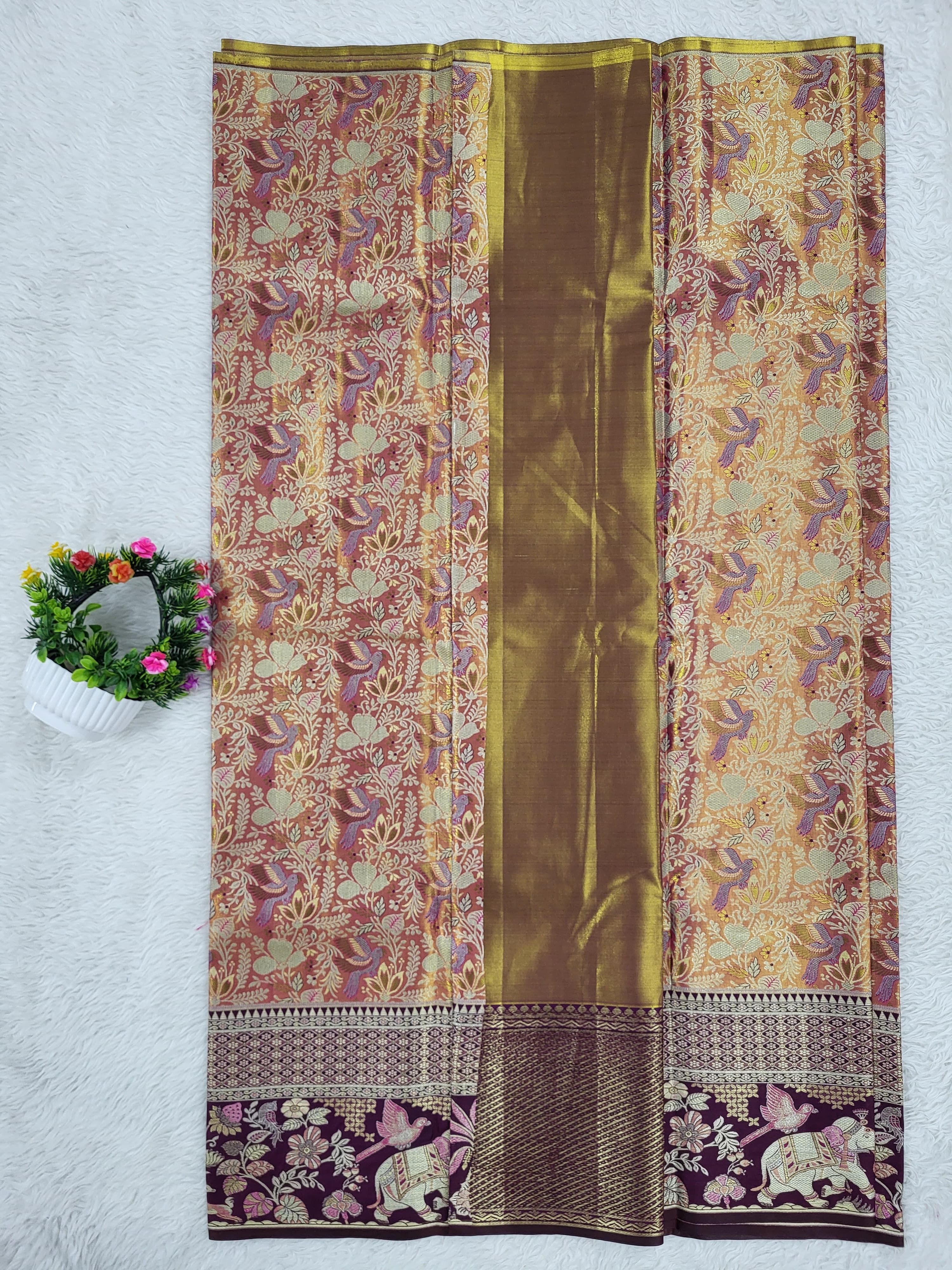 (10+ Year) Lehenga – Unstitched (Blouse + Material)