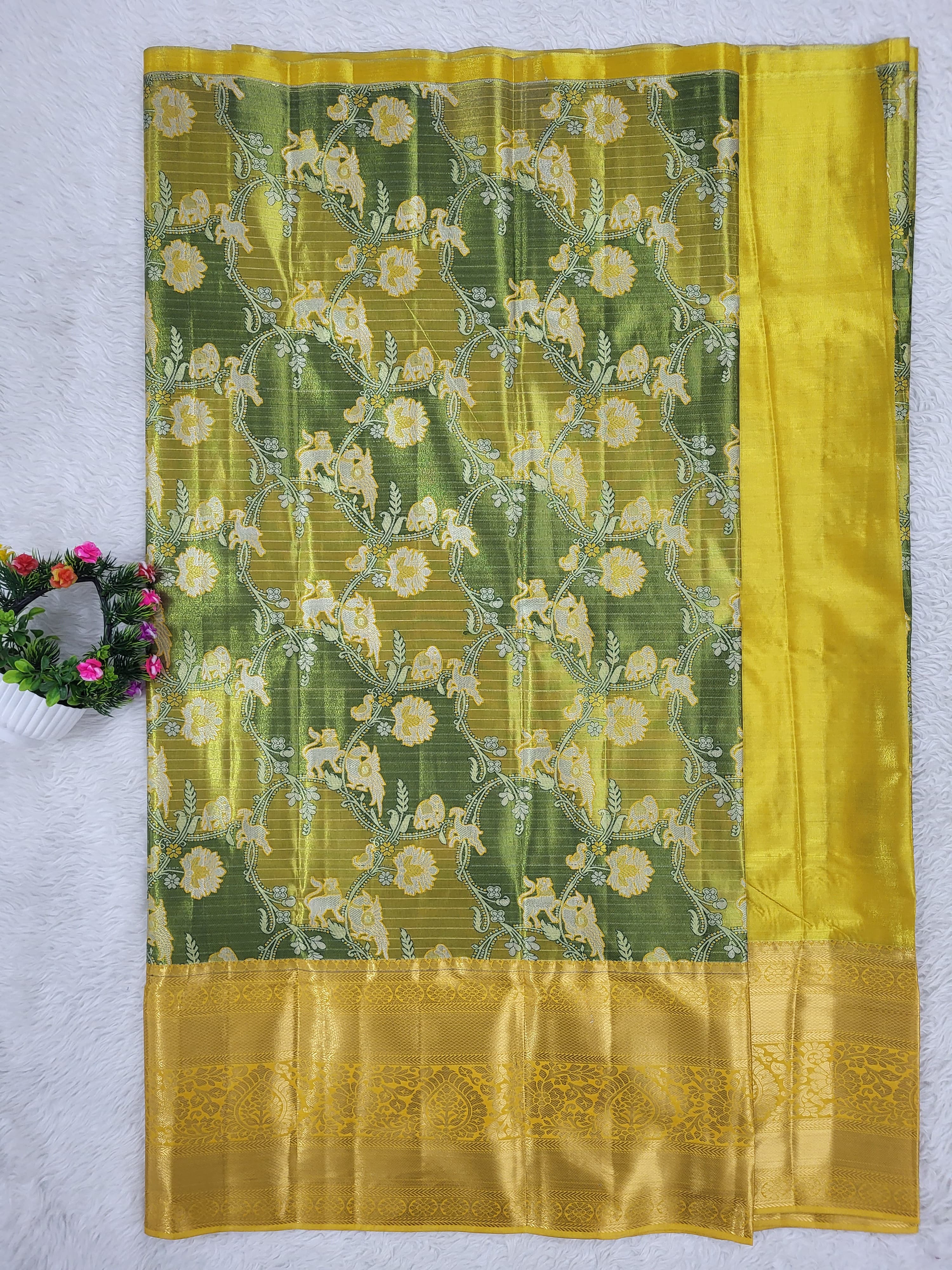 (10+ Year) Lehenga – Unstitched (Blouse + Material)