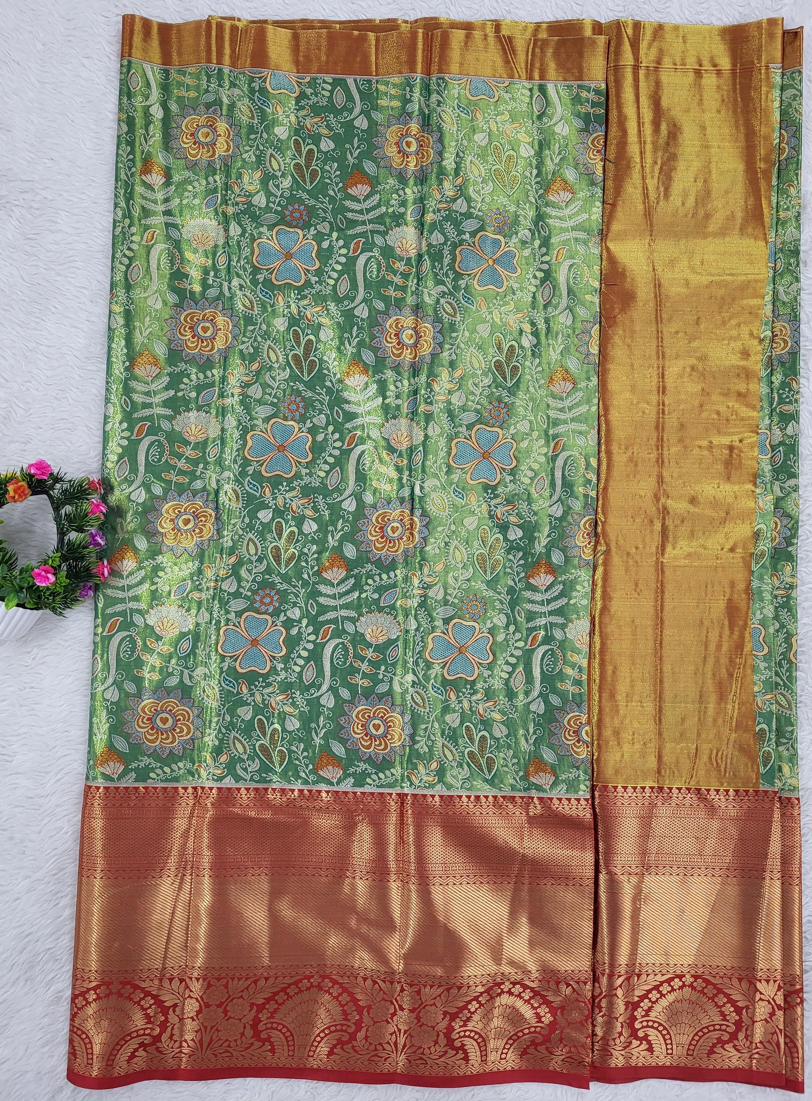 (10+ Year) Lehenga – Unstitched (Blouse + Material)