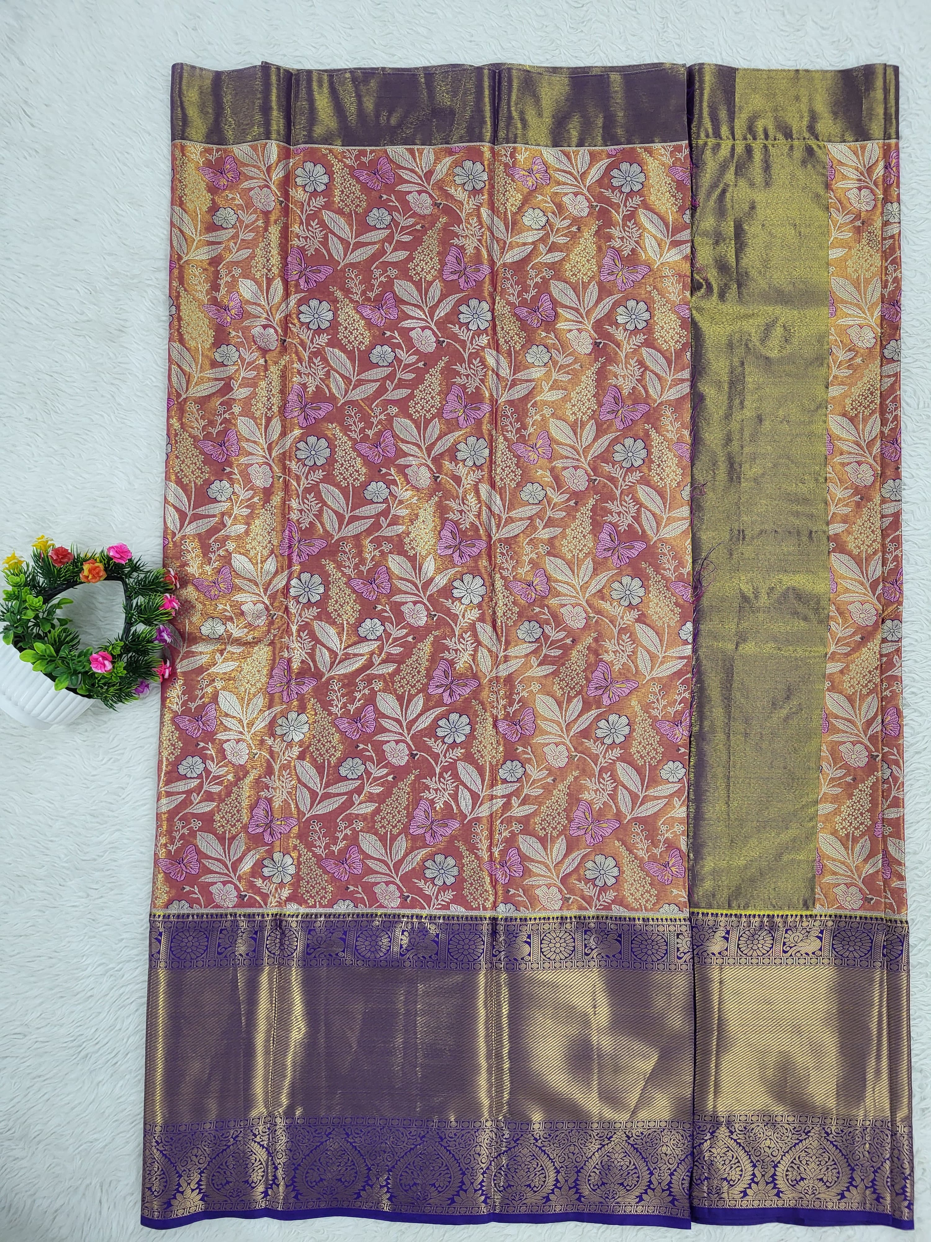 (10+ Year) Lehenga – Unstitched (Blouse + Material)