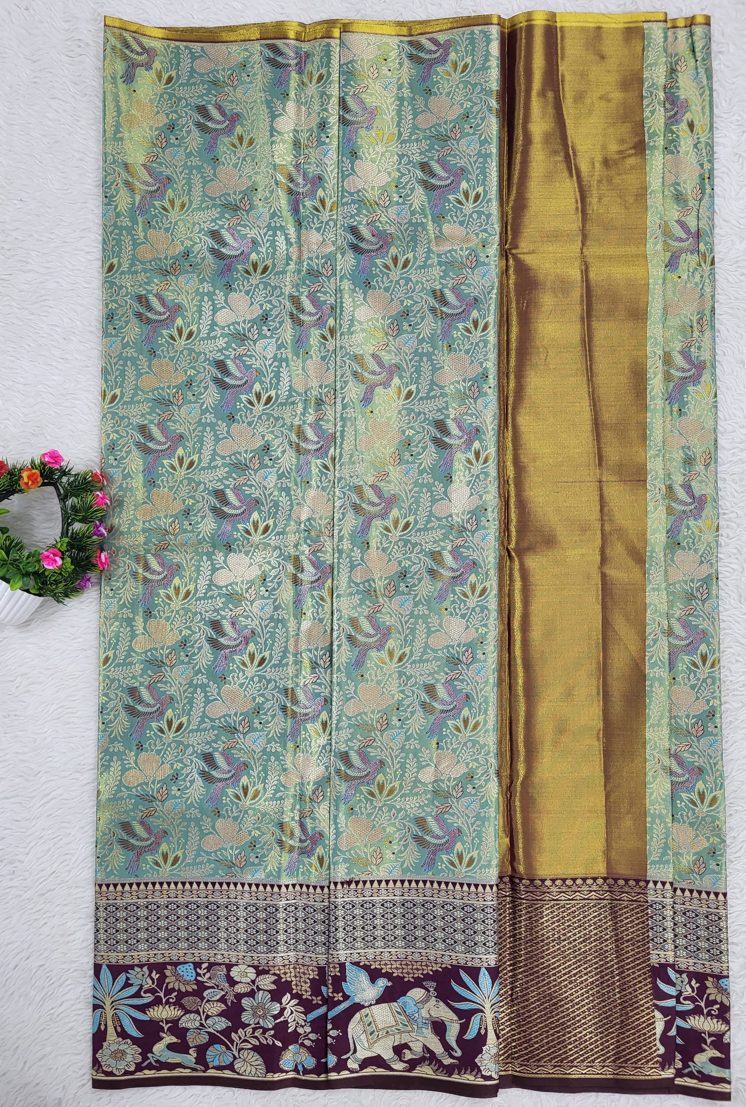 (10+ Year) Lehenga – Unstitched (Blouse + Material)