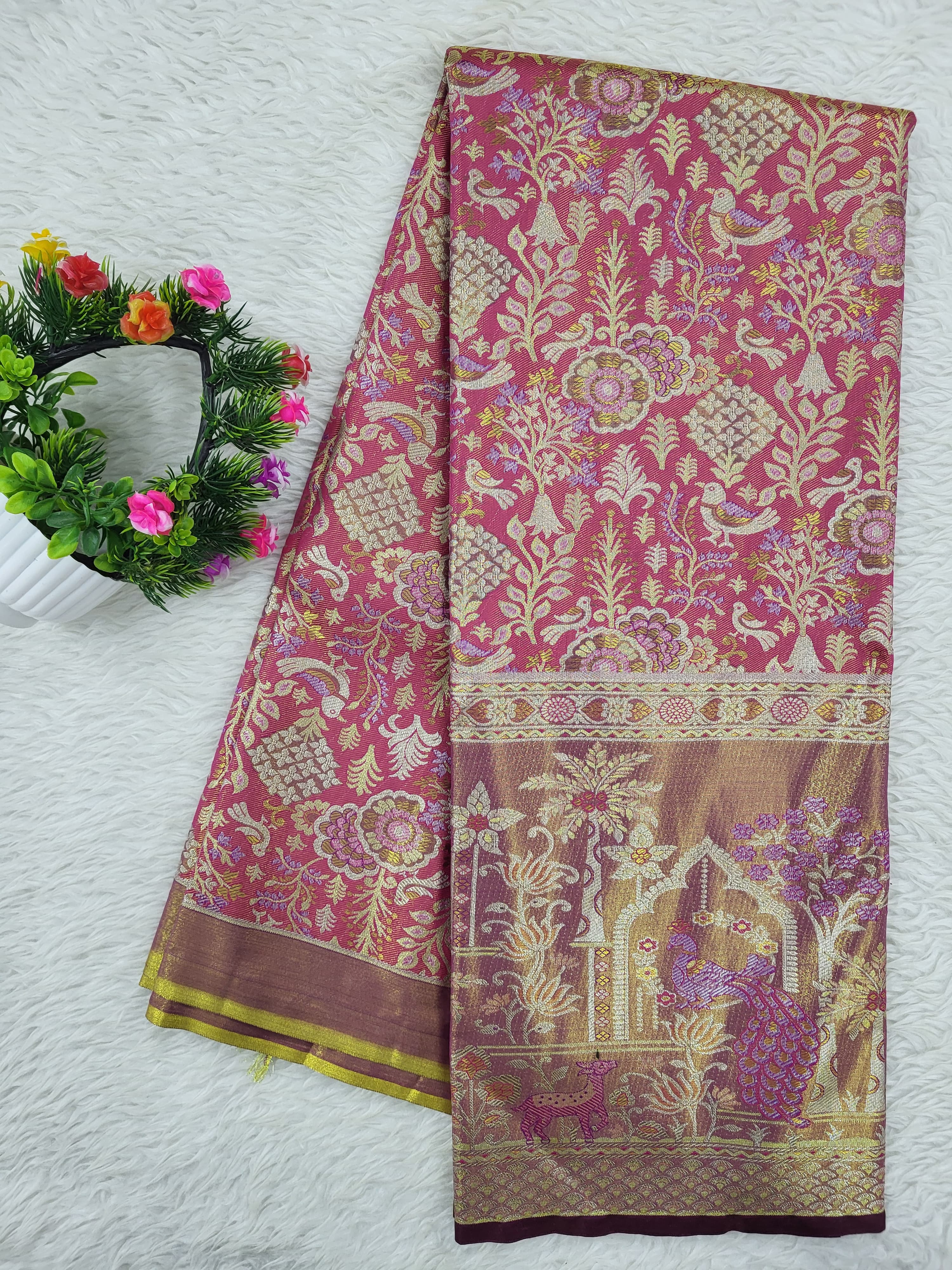 (10+ Year) Lehenga – Unstitched (Blouse + Material)