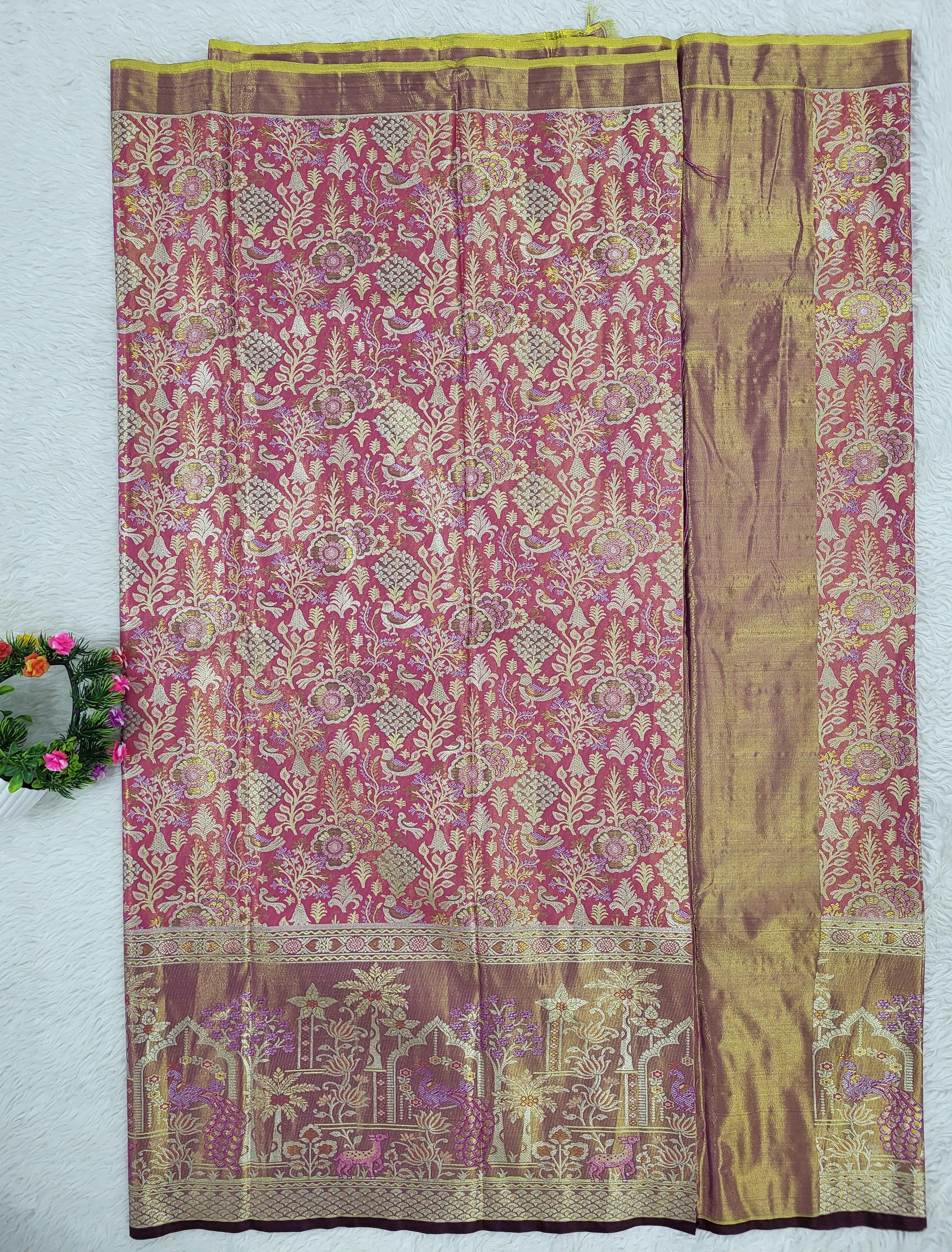 (10+ Year) Lehenga – Unstitched (Blouse + Material)