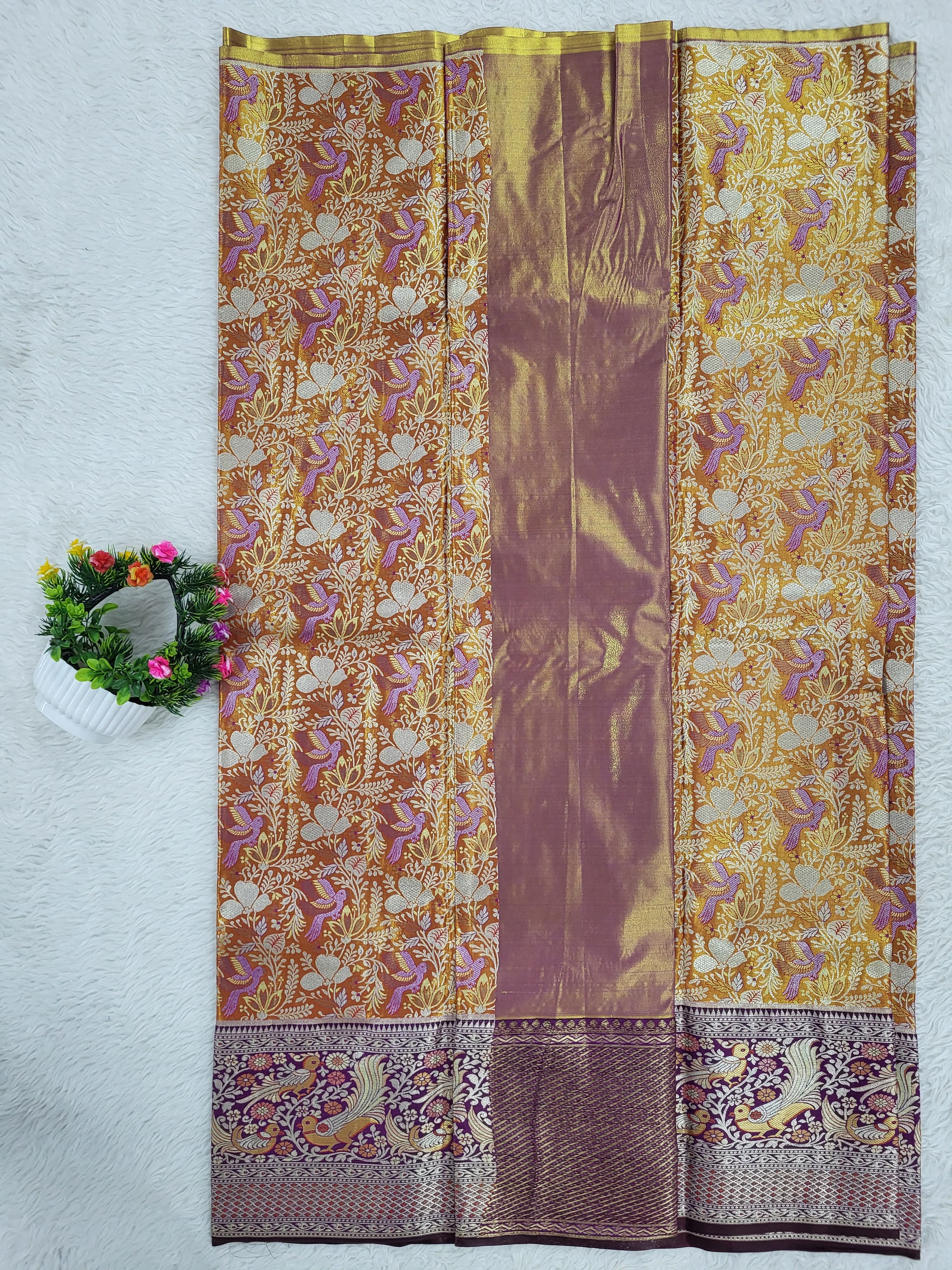 (10+ Year) Lehenga – Unstitched (Blouse + Material)