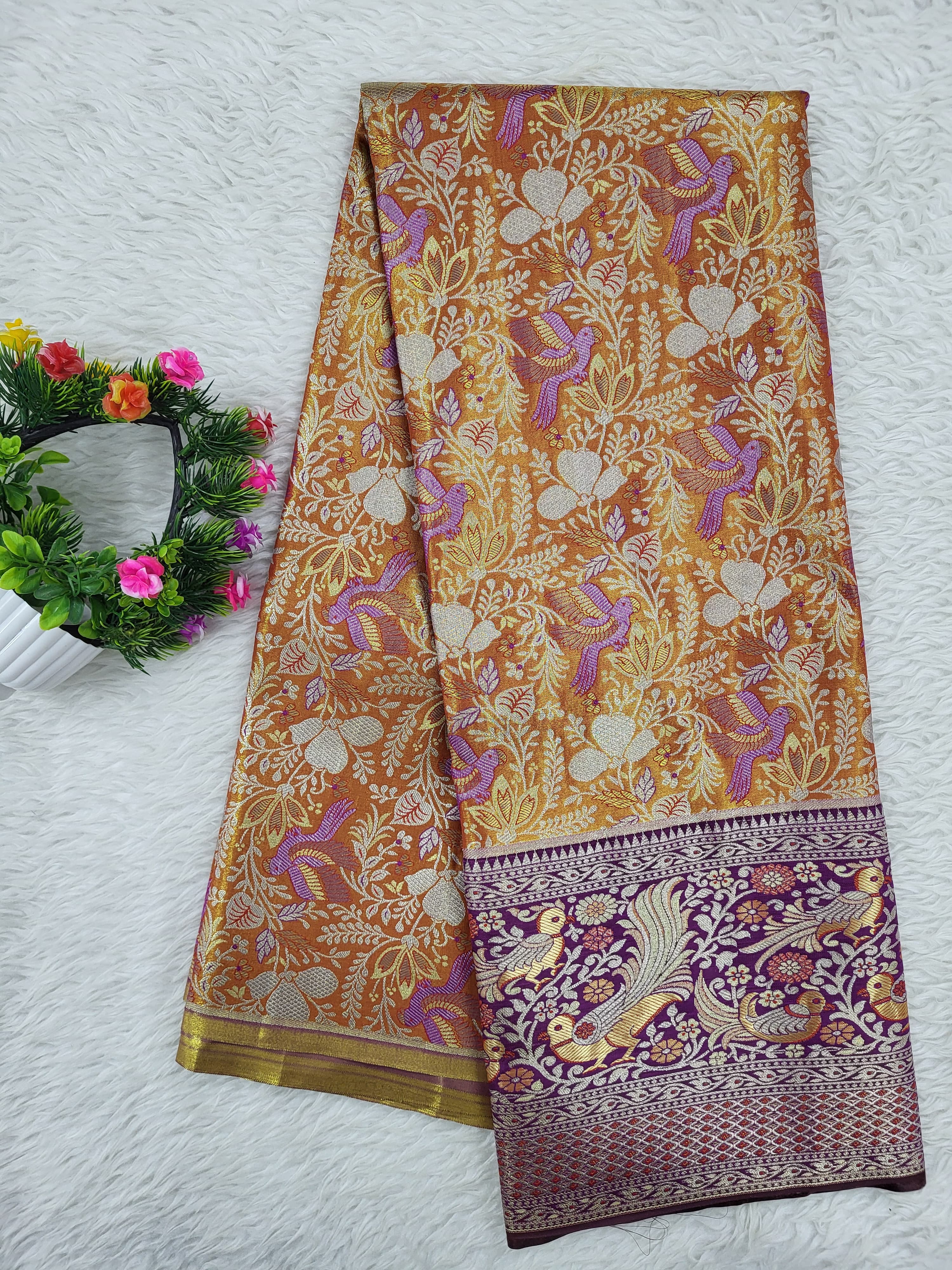 (10+ Year) Lehenga – Unstitched (Blouse + Material)